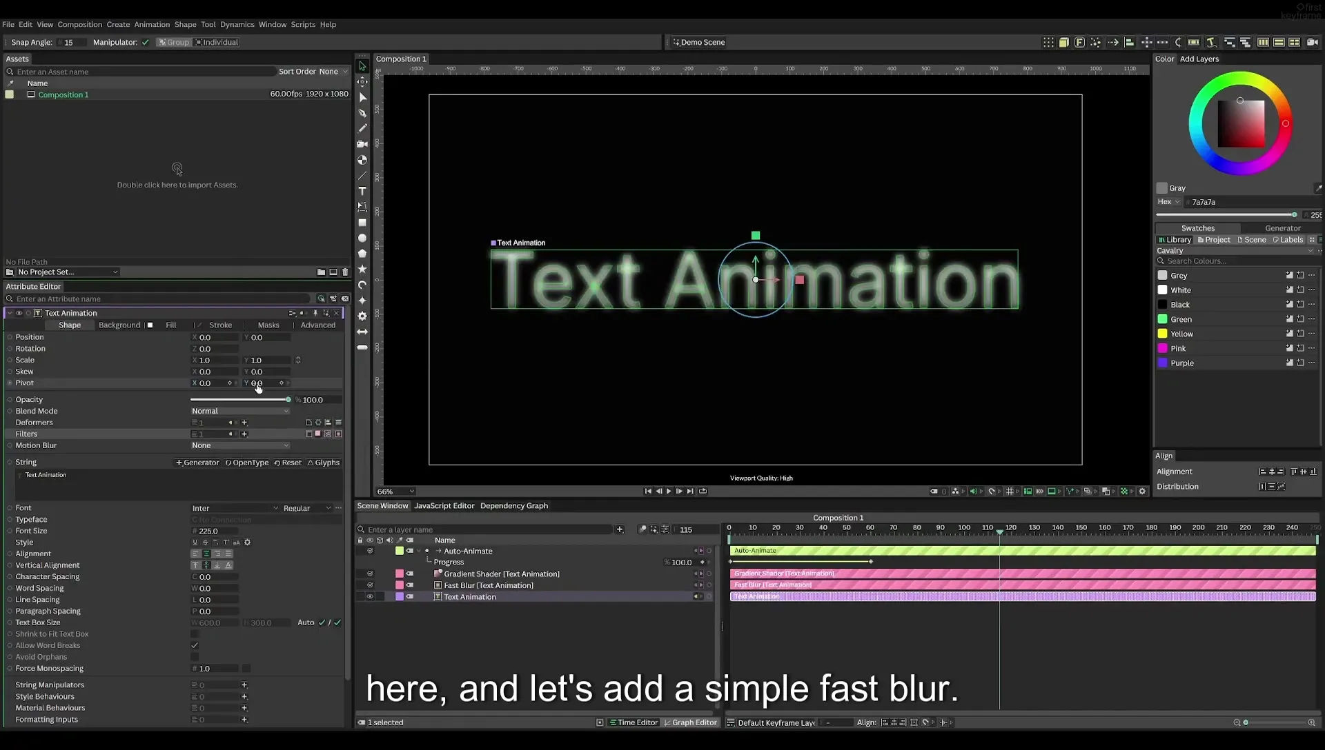 04 Animate Text Like Apple in Cavalry App (free) - Image 422