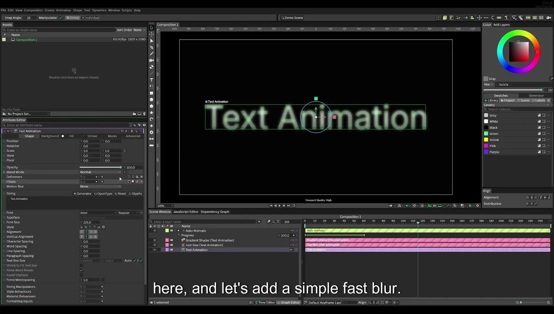 04 Animate Text Like Apple in Cavalry App (free) - Image 423