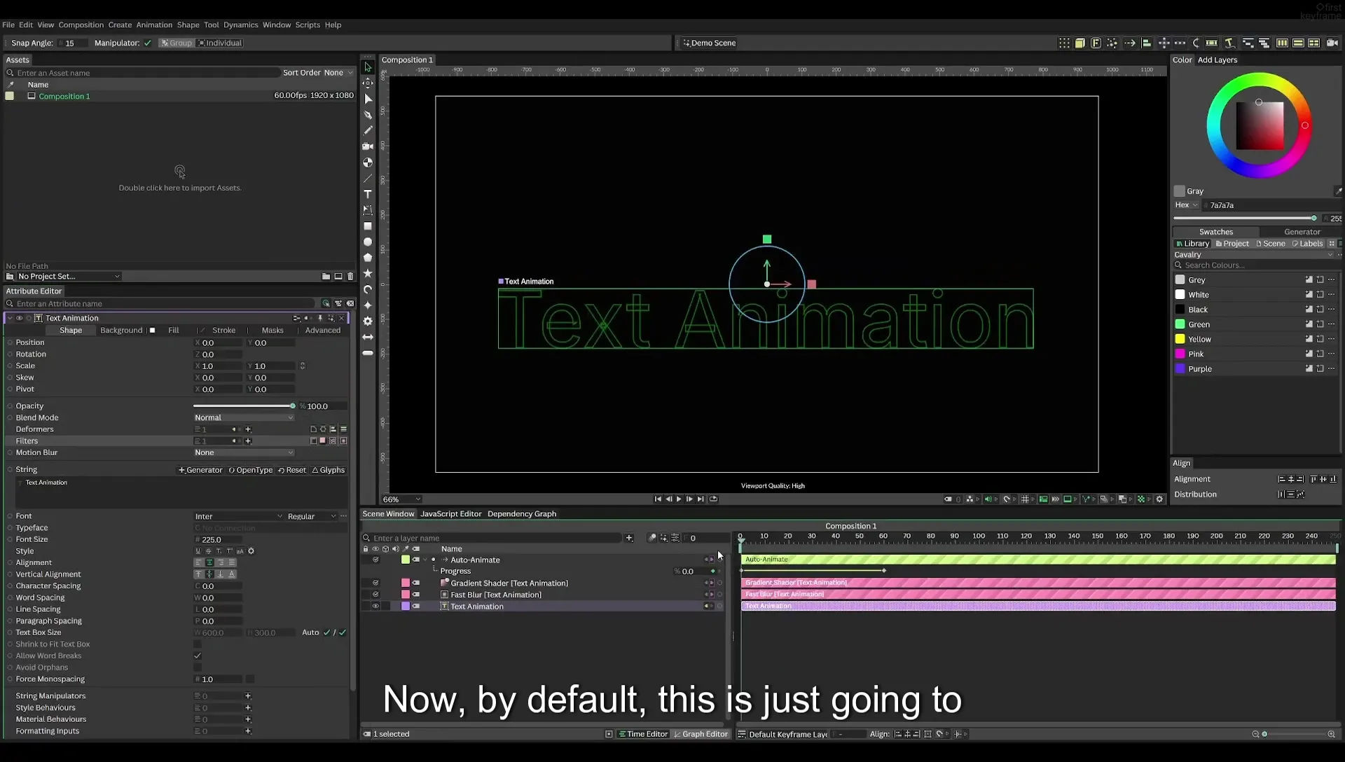 04 Animate Text Like Apple in Cavalry App (free) - Image 426