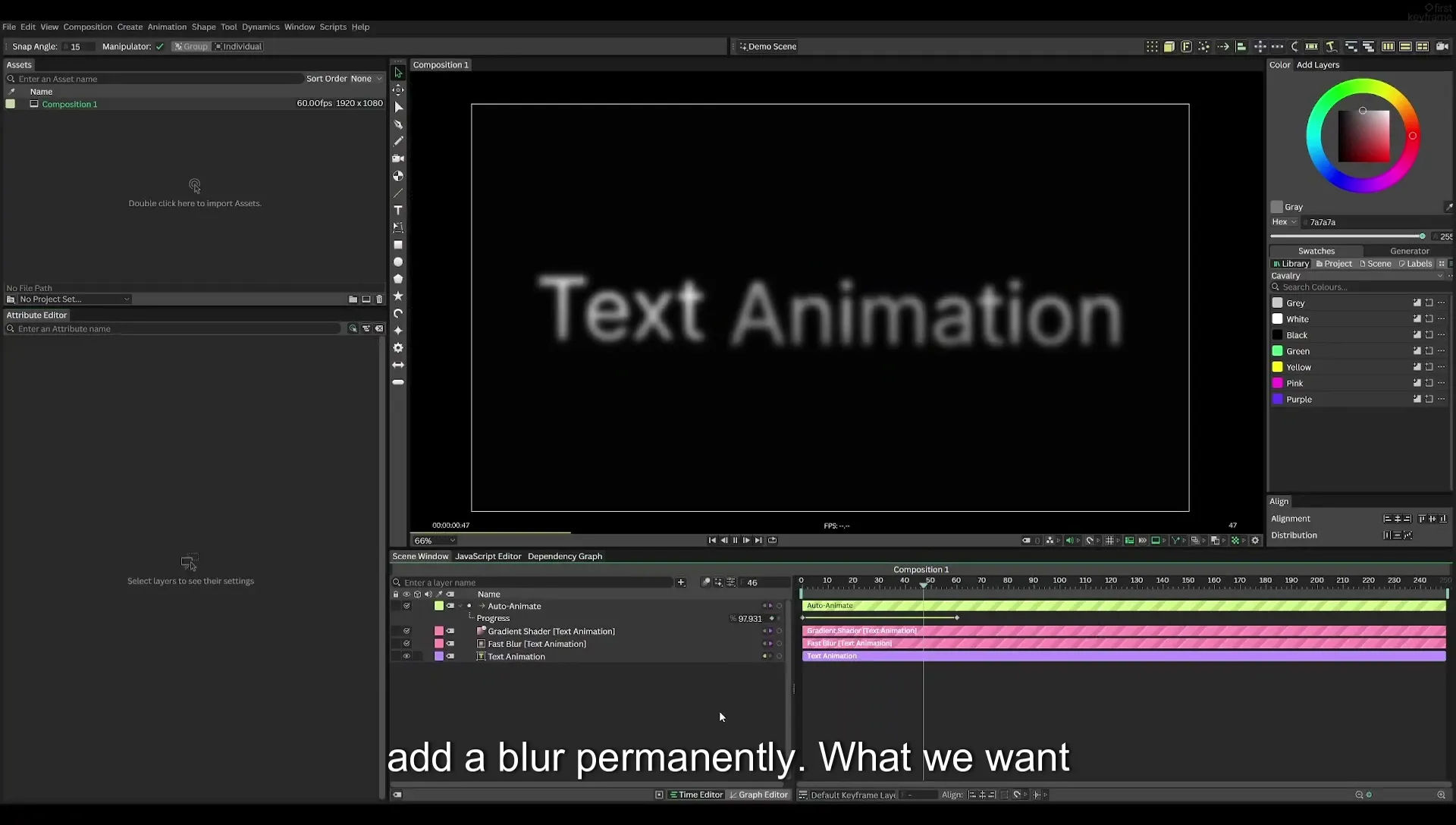 04 Animate Text Like Apple in Cavalry App (free) - Image 429