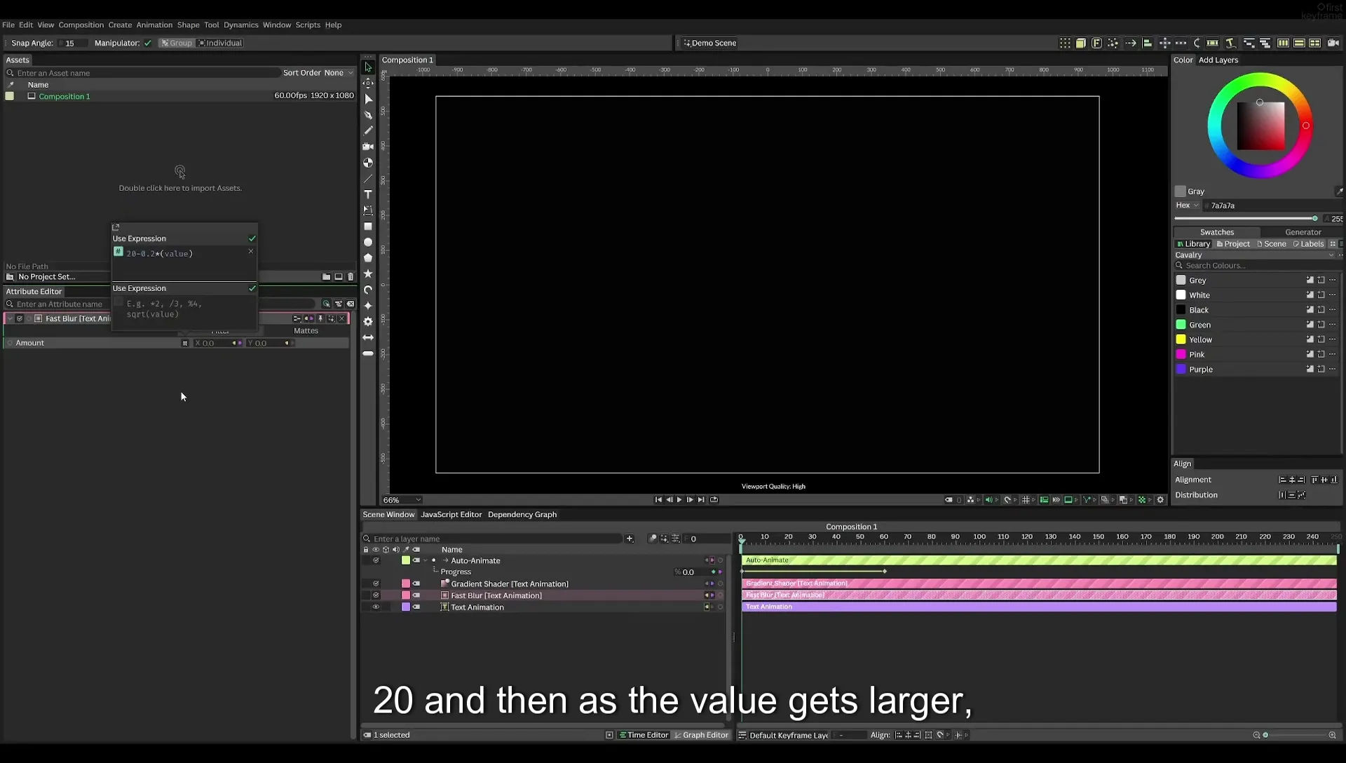 04 Animate Text Like Apple in Cavalry App (free) - Image 557