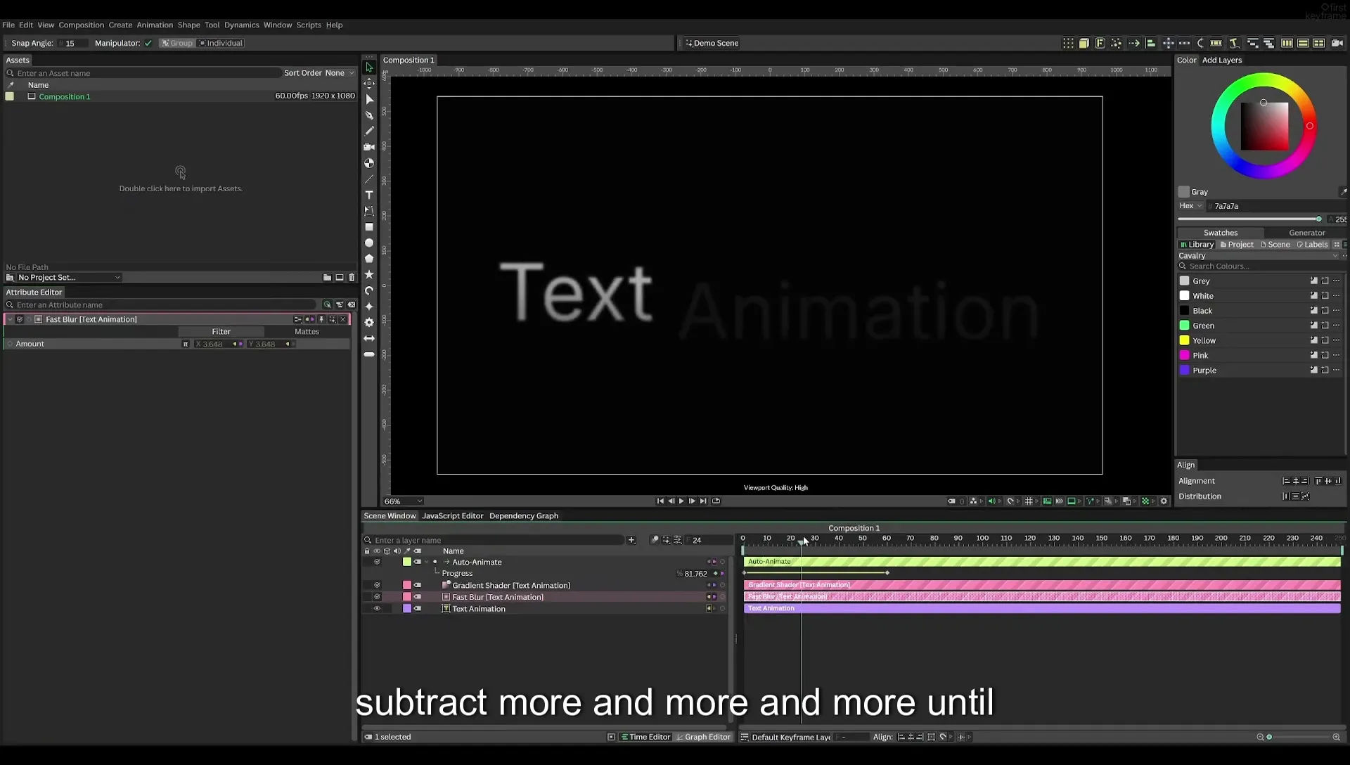 04 Animate Text Like Apple in Cavalry App (free) - Image 569