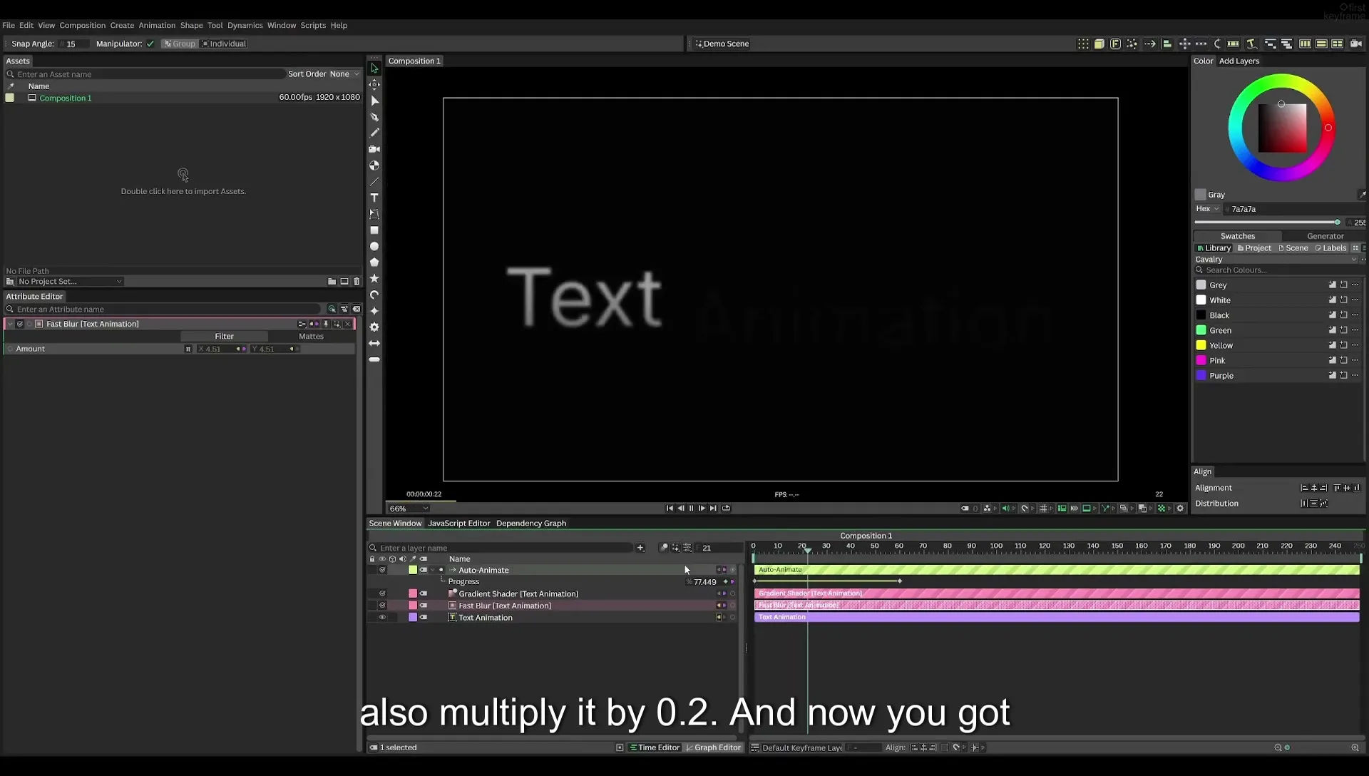 04 Animate Text Like Apple in Cavalry App (free) - Image 578