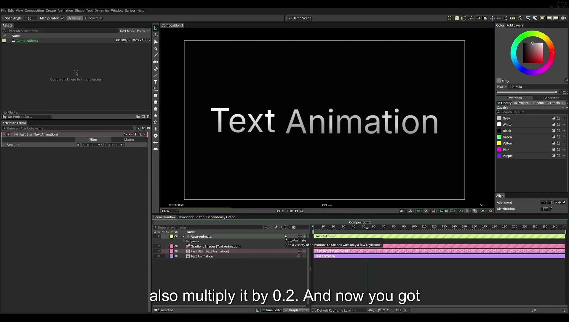 04 Animate Text Like Apple in Cavalry App (free) - Image 579