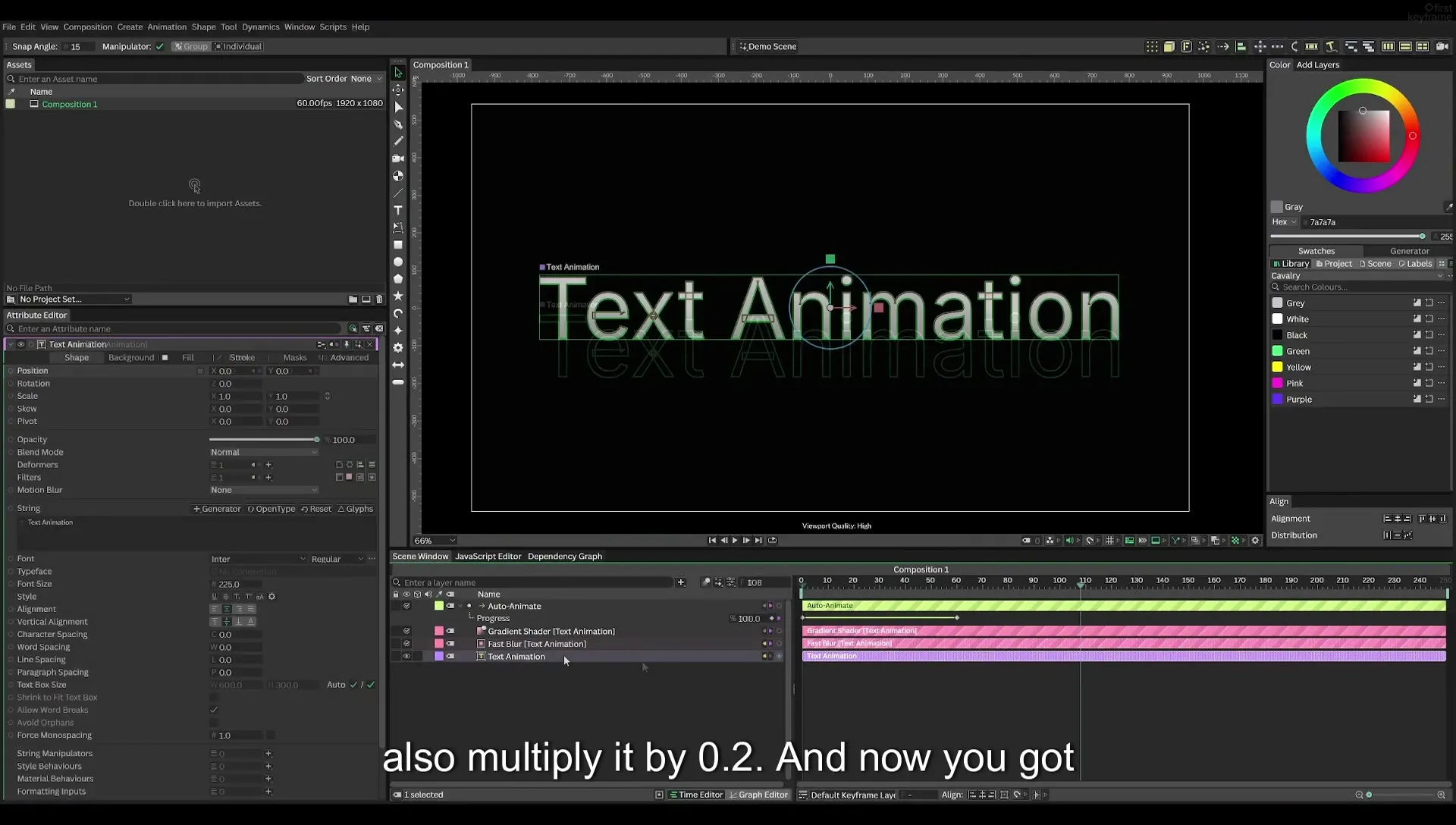 04 Animate Text Like Apple in Cavalry App (free) - Image 582