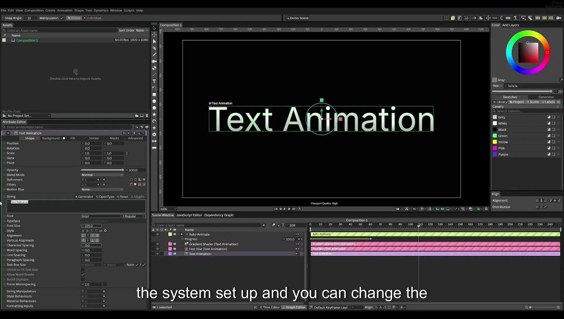 04 Animate Text Like Apple in Cavalry App (free) - Image 585