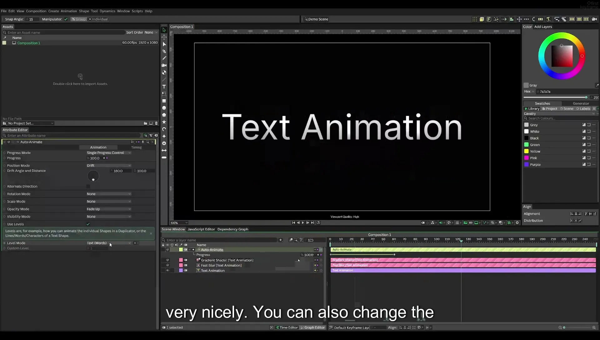 04 Animate Text Like Apple in Cavalry App (free) - Image 589