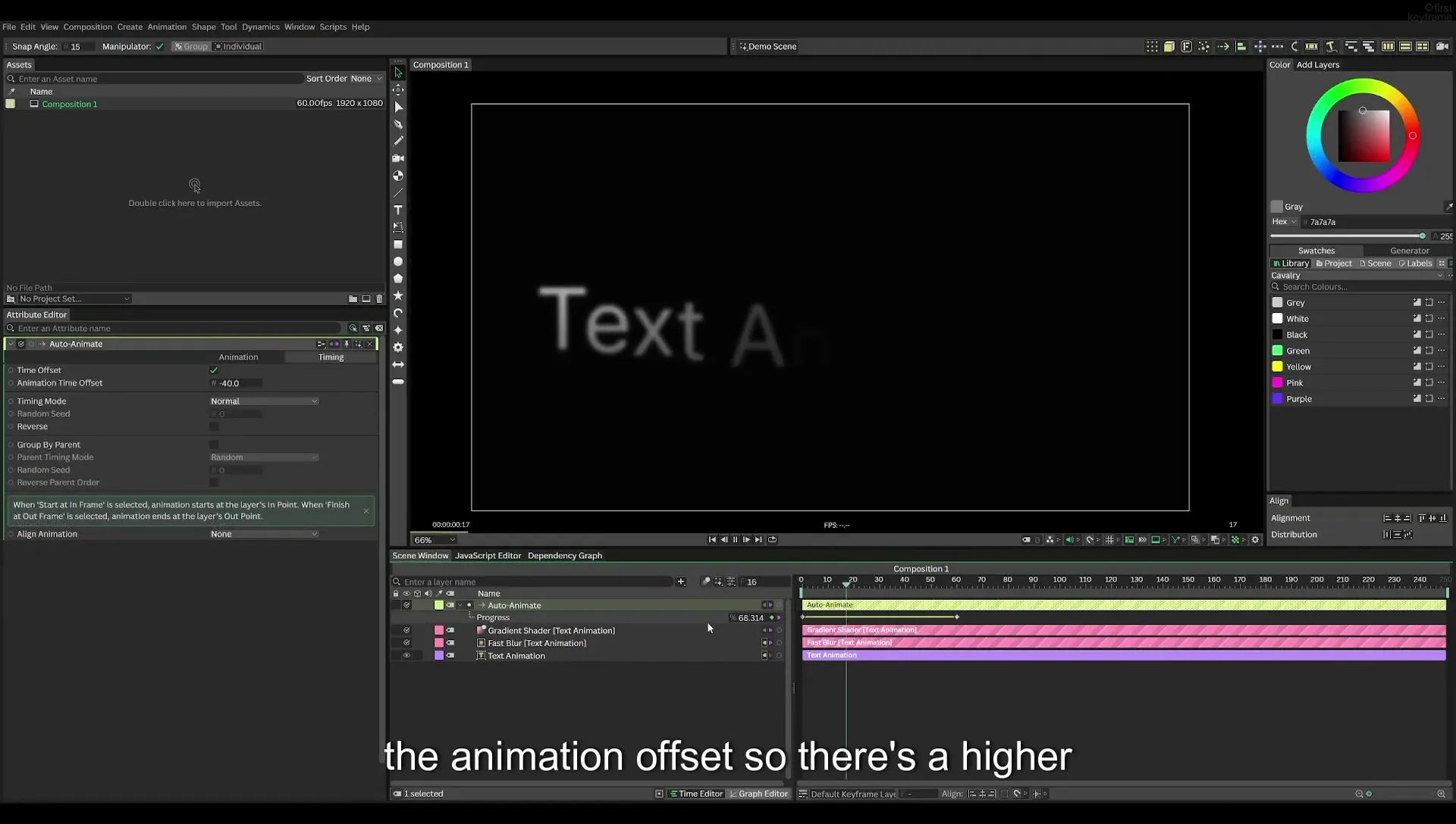04 Animate Text Like Apple in Cavalry App (free) - Image 603