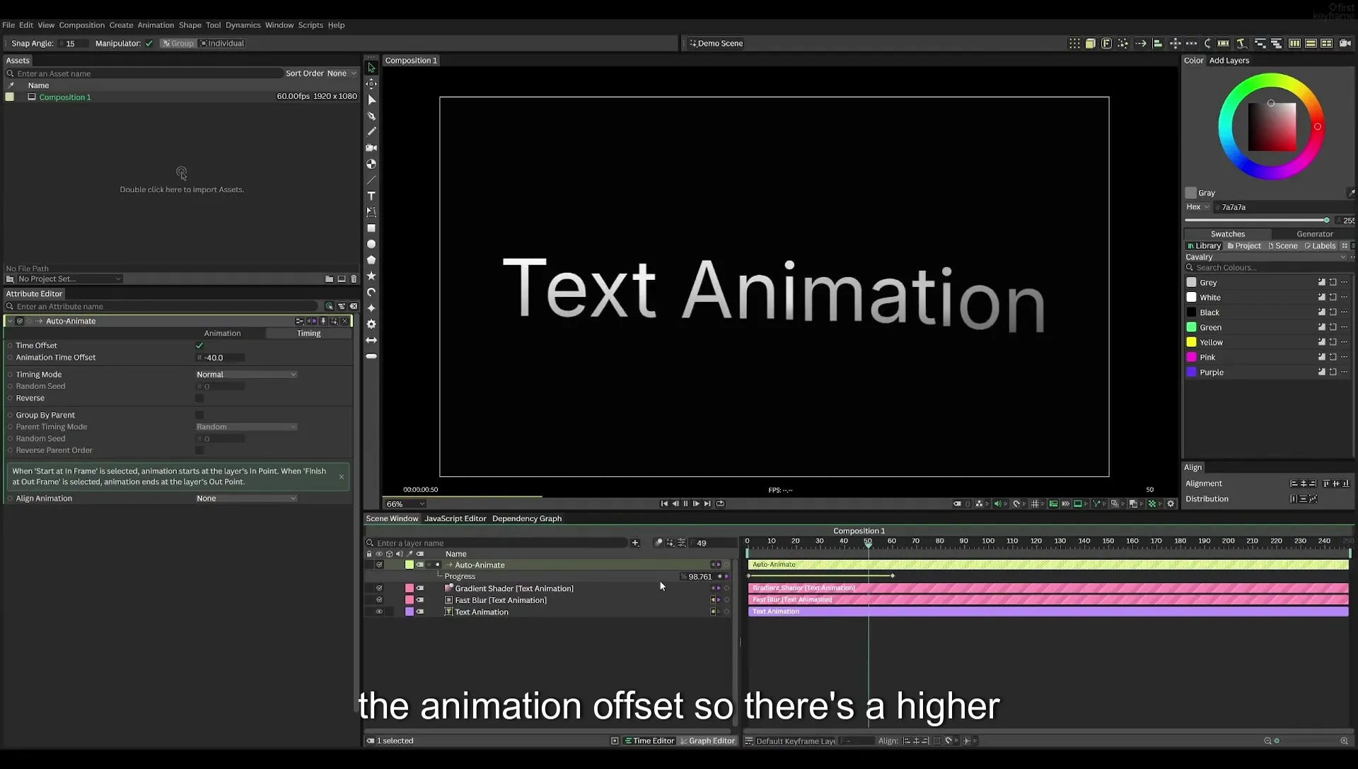 04 Animate Text Like Apple in Cavalry App (free) - Image 604