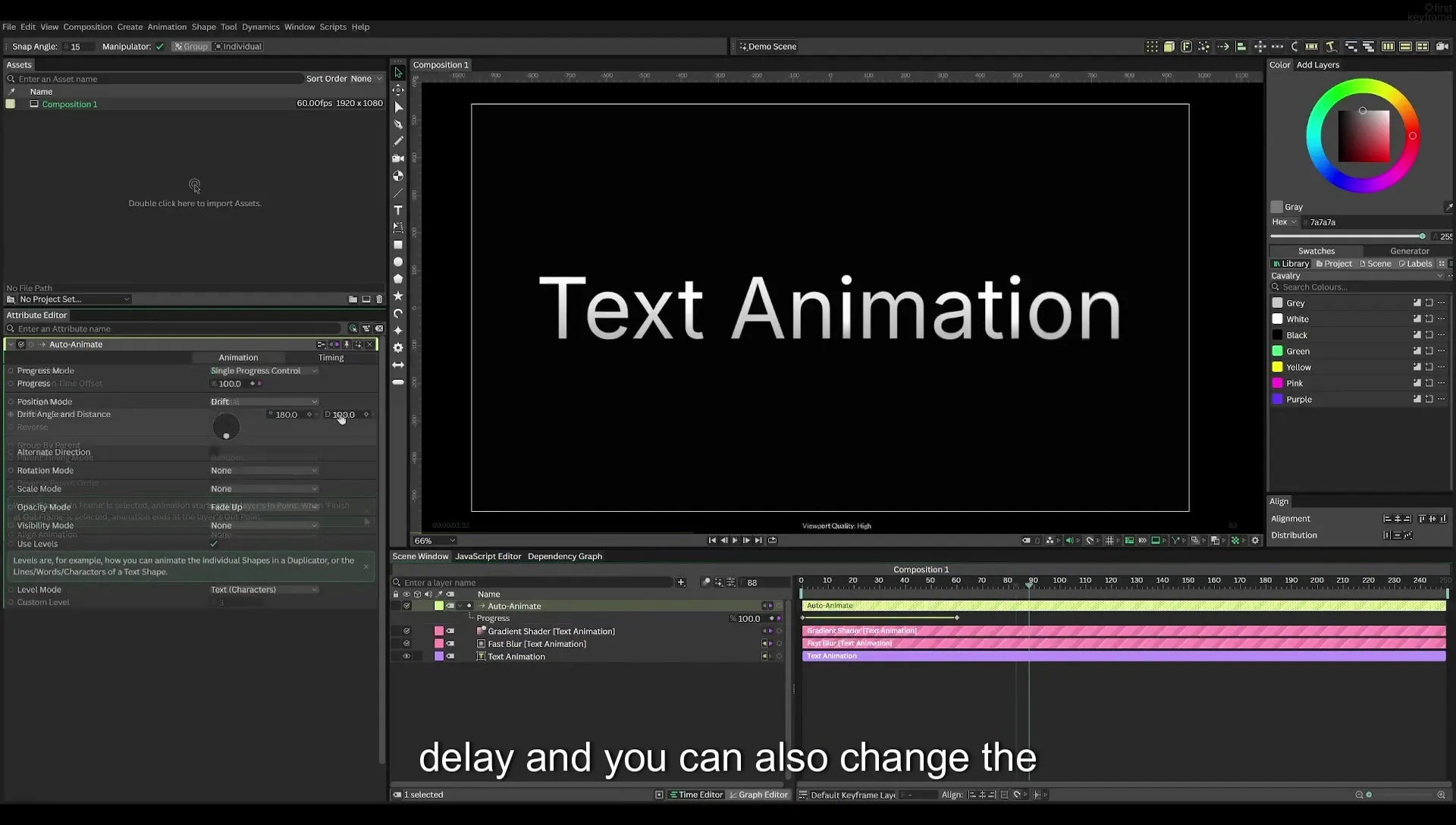 04 Animate Text Like Apple in Cavalry App (free) - Image 605
