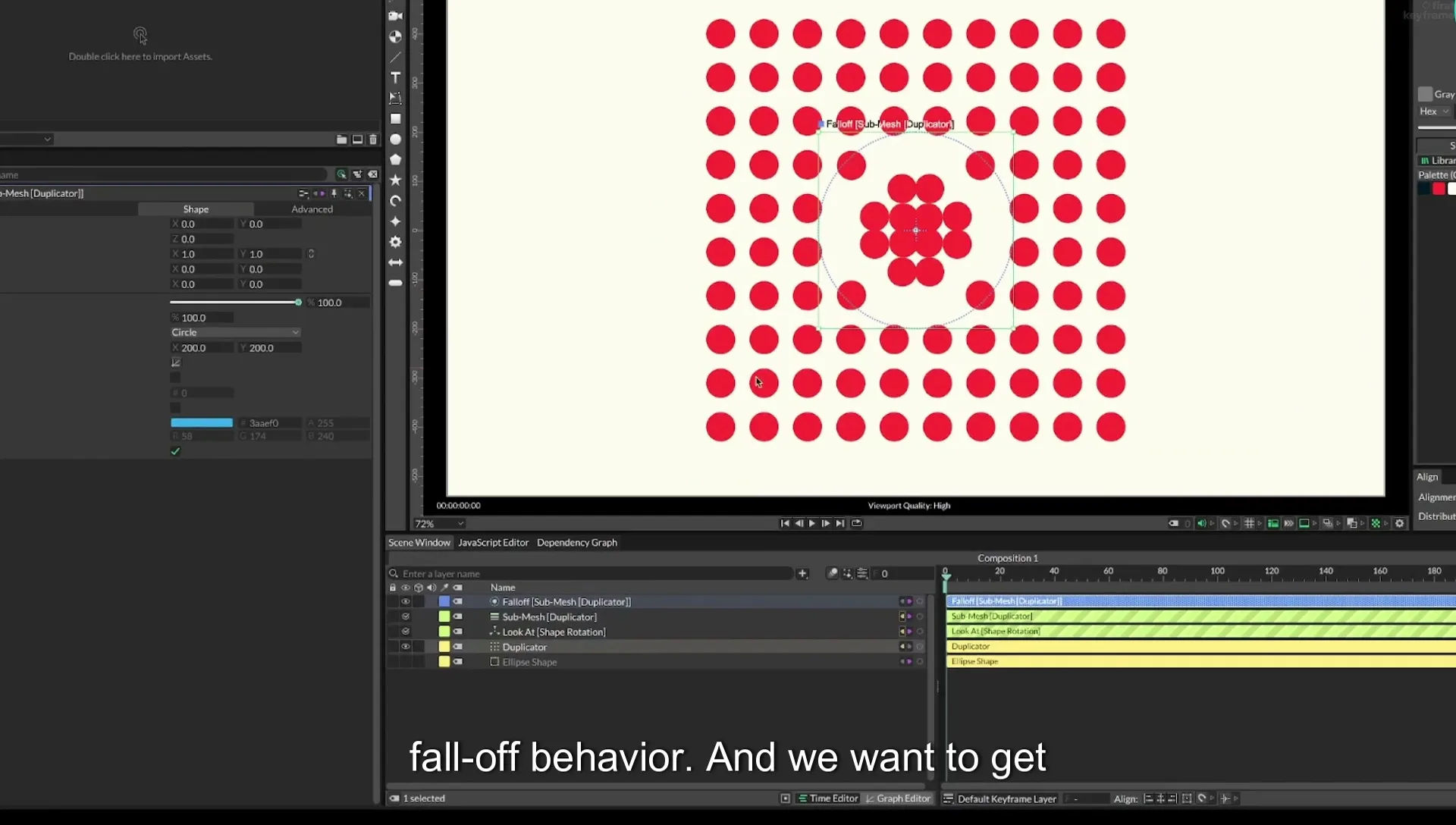 06 Falloff Force | Cavalry App Tutorial - Image 301