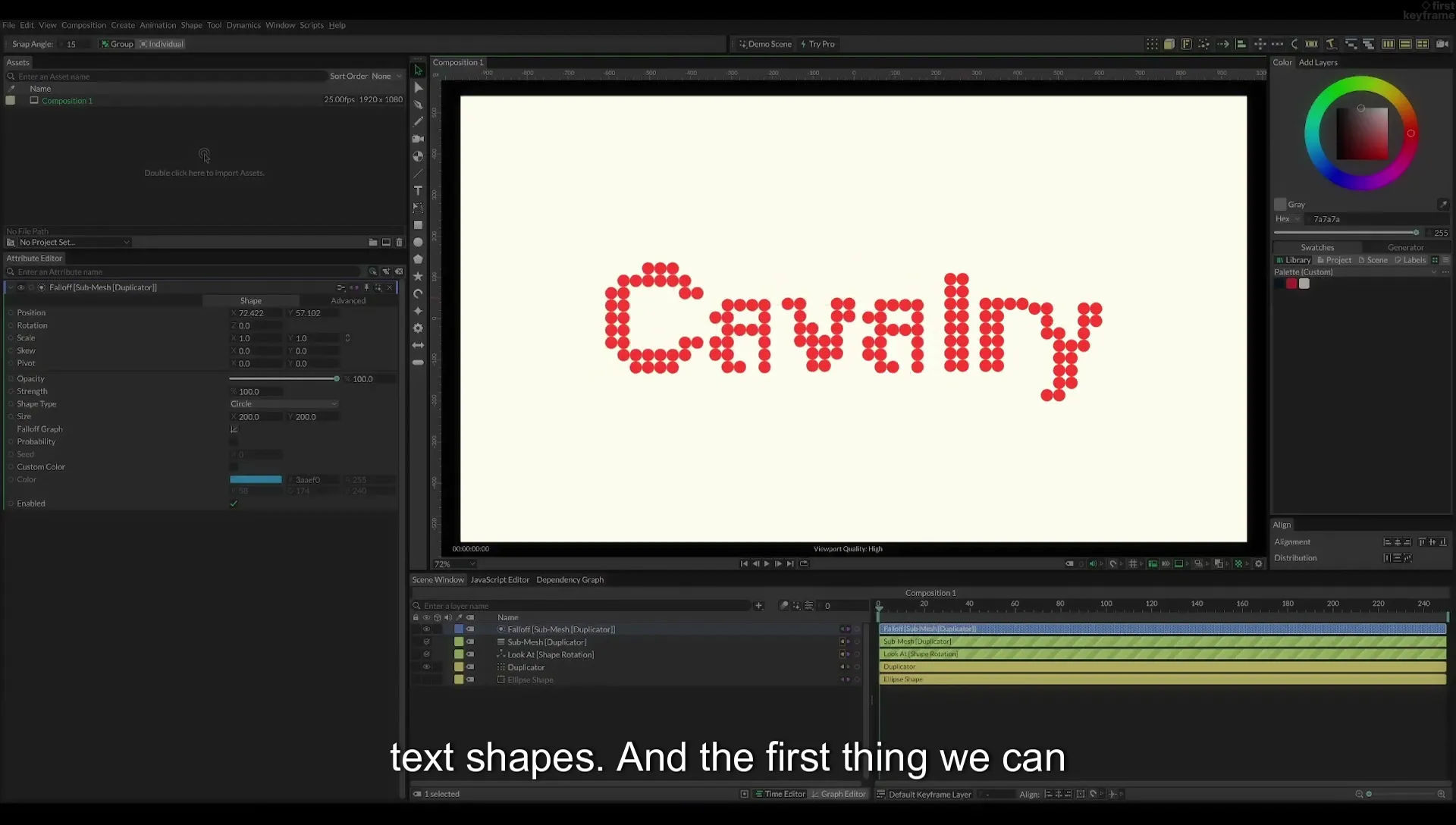 06 Falloff Force | Cavalry App Tutorial - Image 335