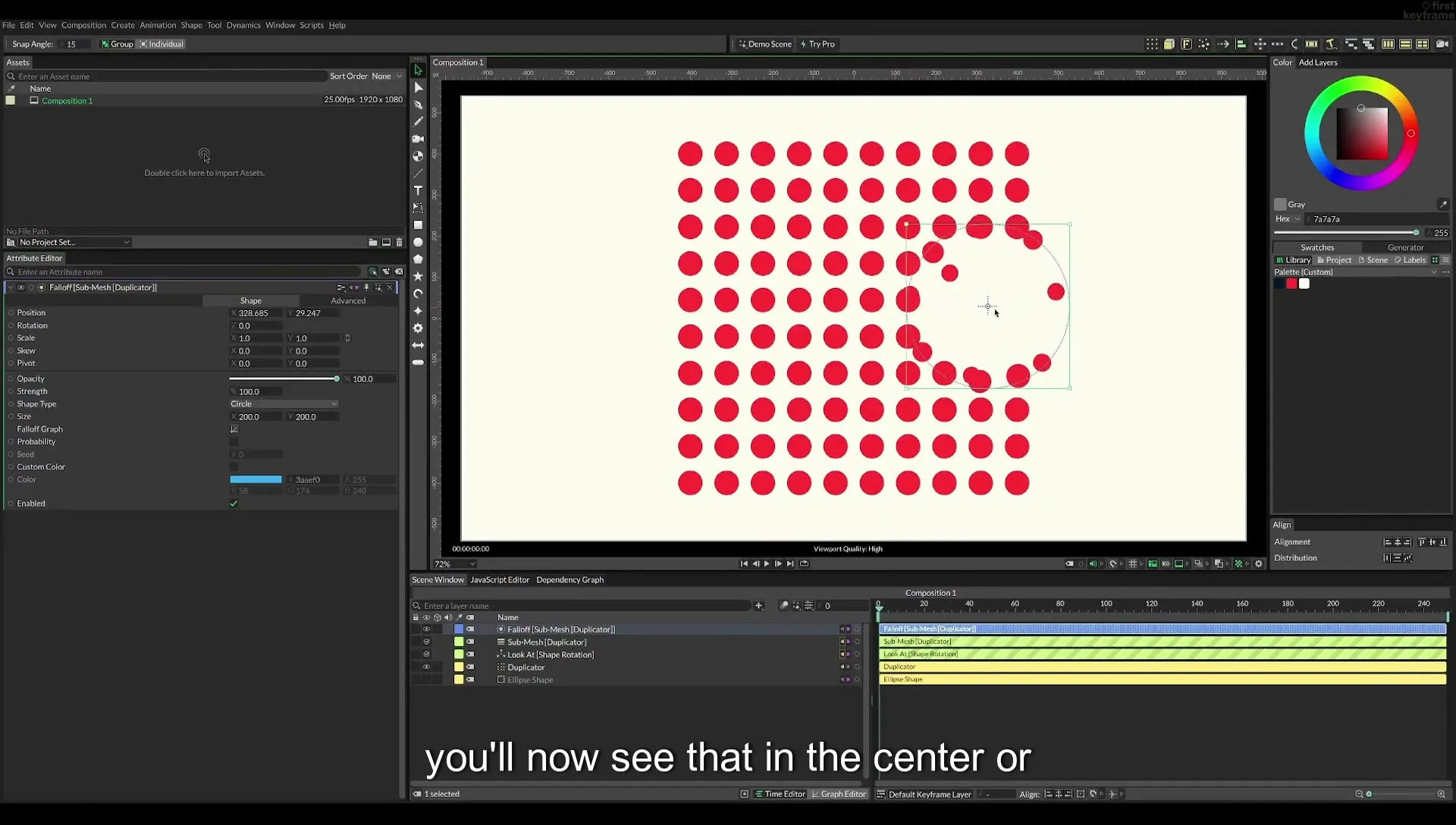06 Falloff Force | Cavalry App Tutorial - Image 356
