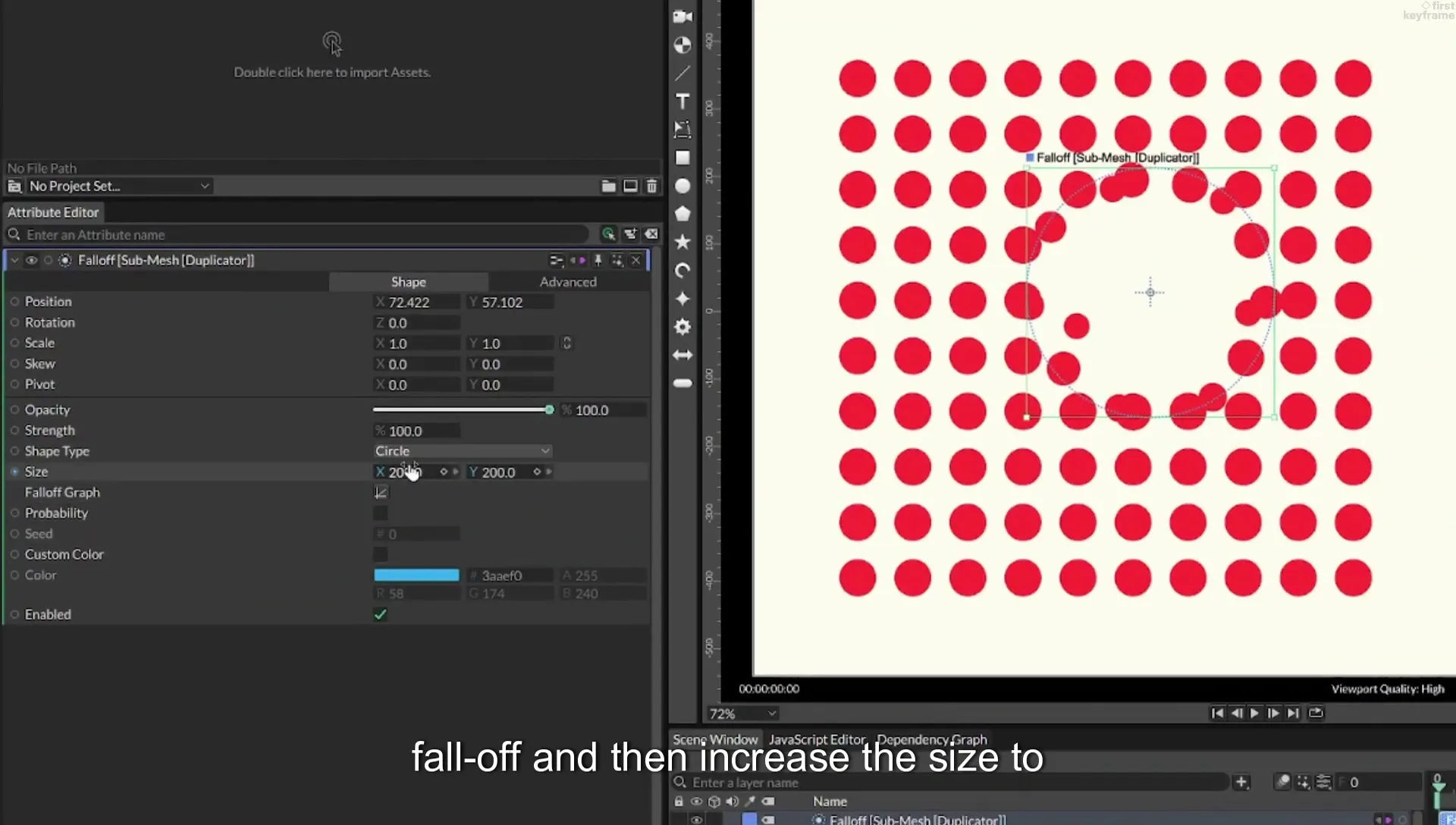06 Falloff Force | Cavalry App Tutorial - Image 370