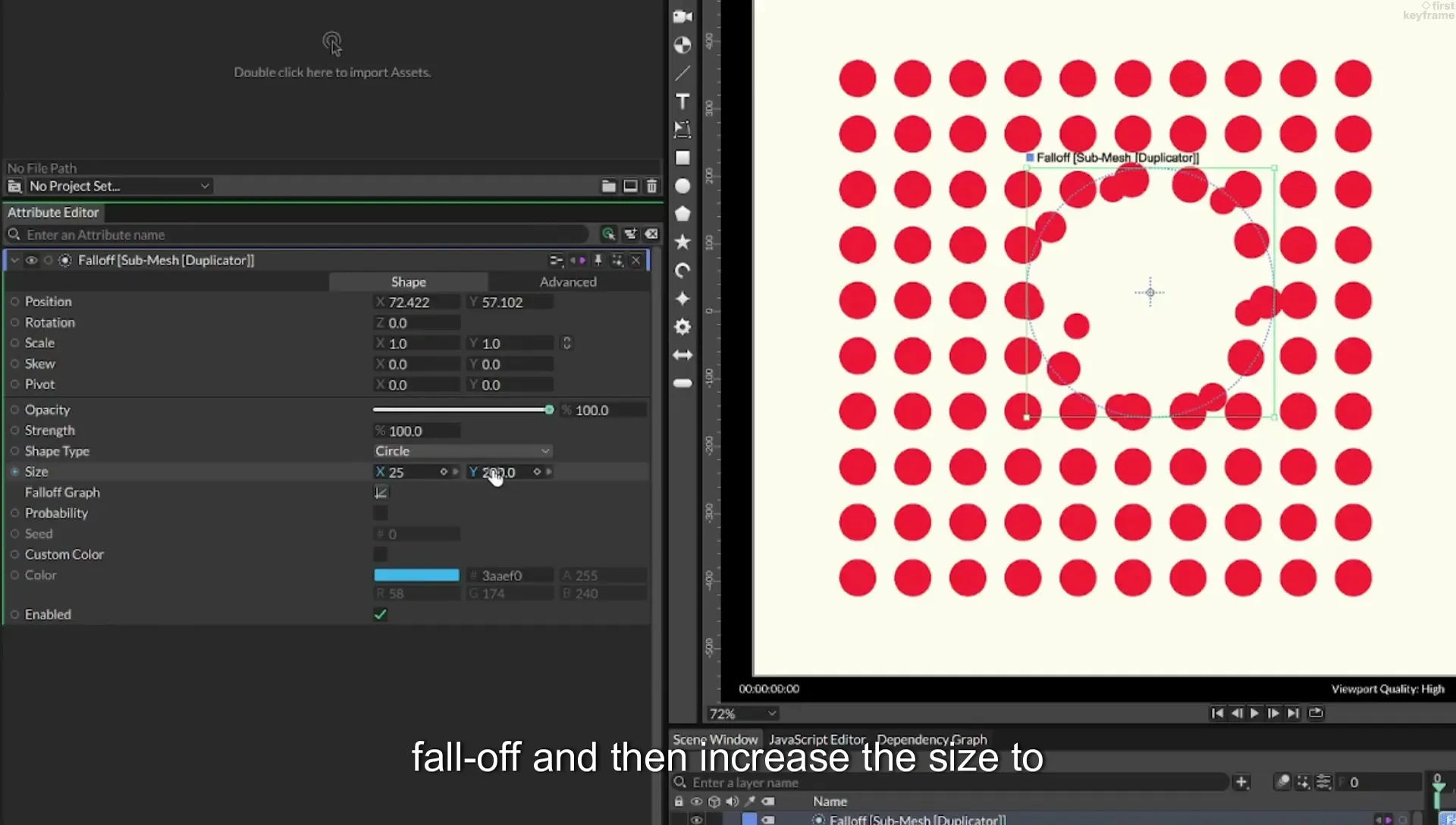 06 Falloff Force | Cavalry App Tutorial - Image 372