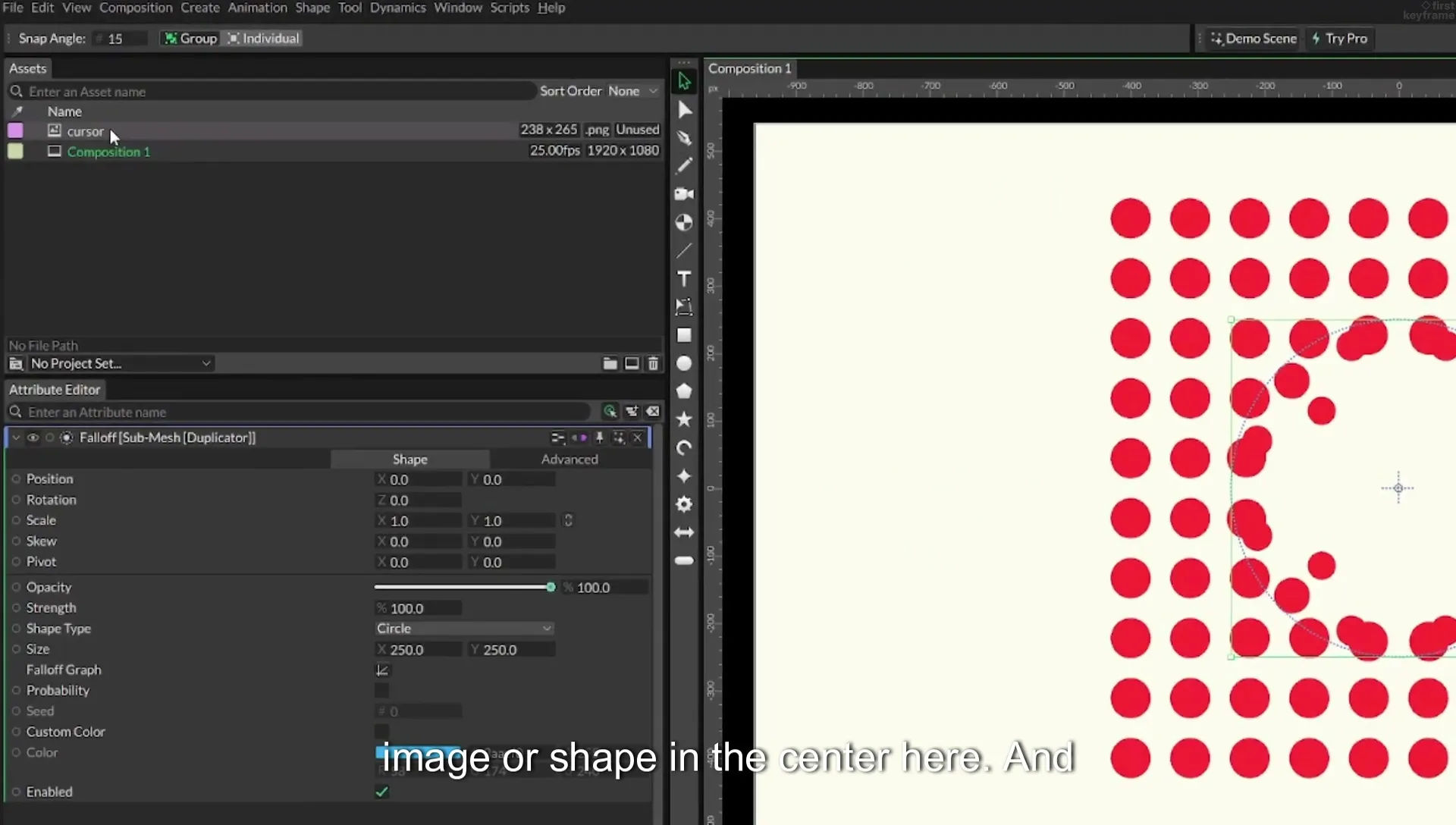 06 Falloff Force | Cavalry App Tutorial - Image 391