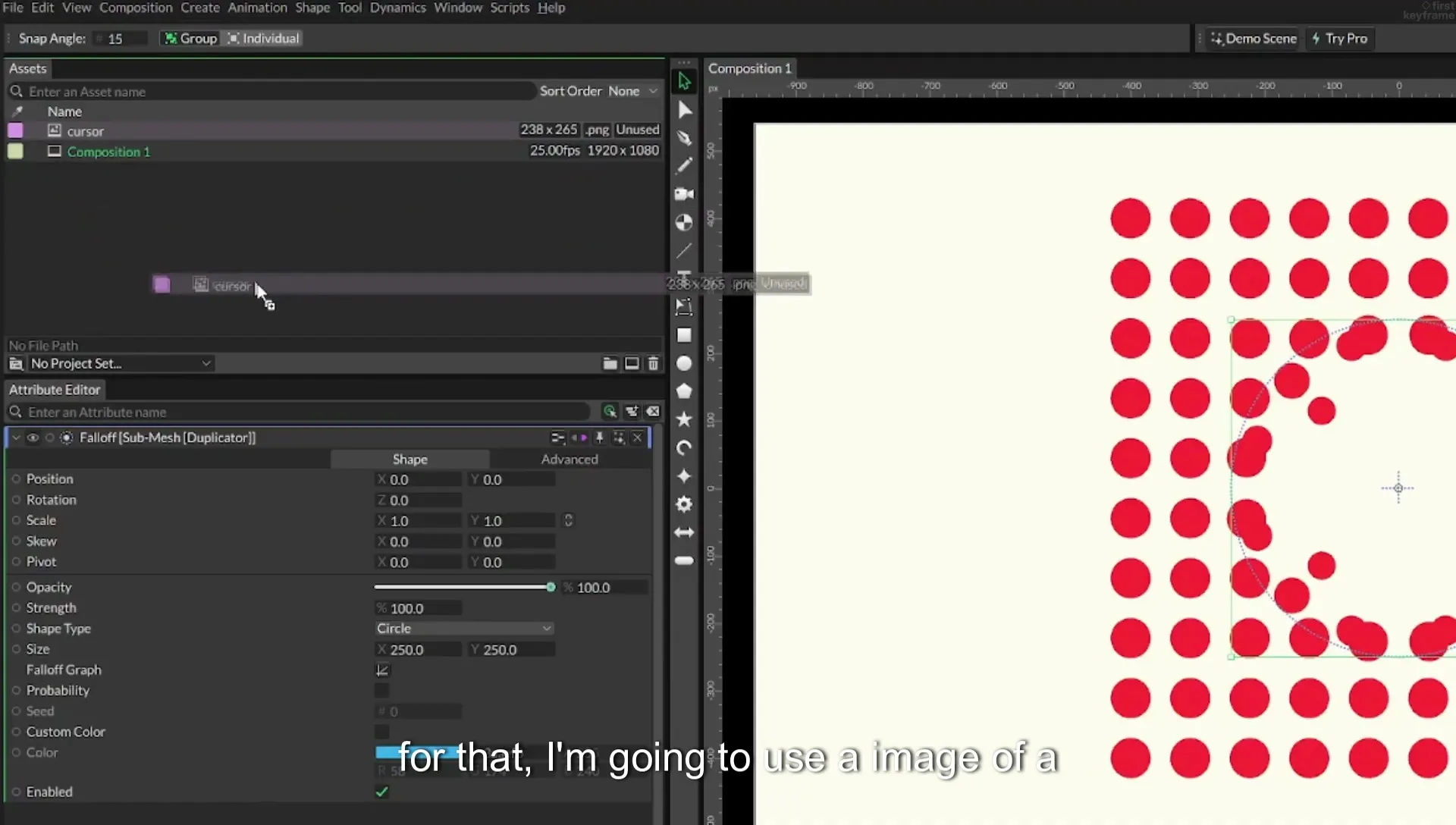 06 Falloff Force | Cavalry App Tutorial - Image 393
