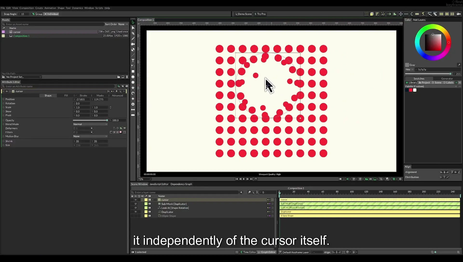 06 Falloff Force | Cavalry App Tutorial - Image 444