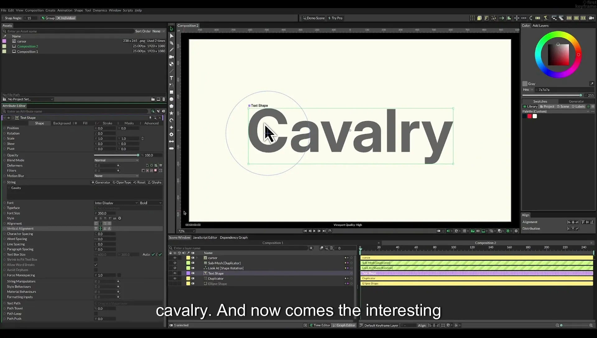 06 Falloff Force | Cavalry App Tutorial - Image 556