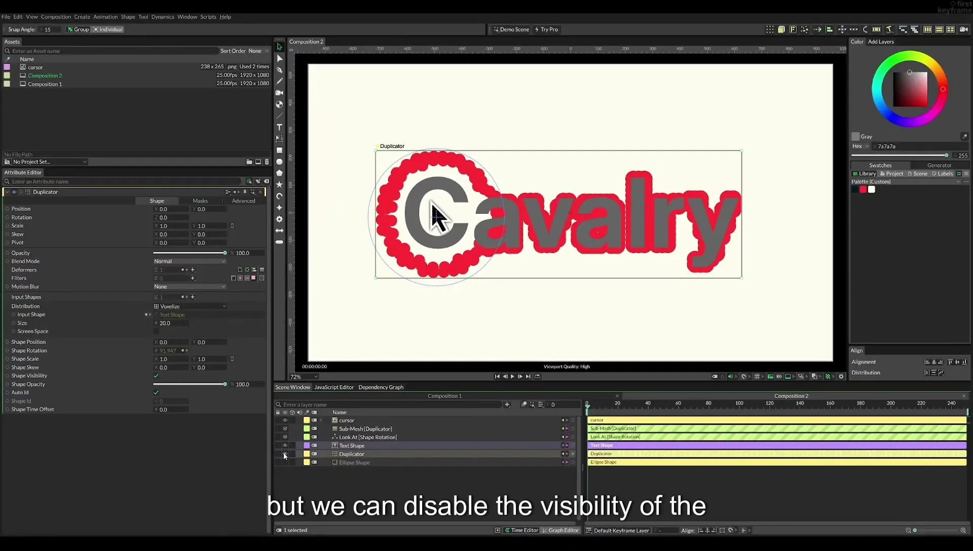 06 Falloff Force | Cavalry App Tutorial - Image 575