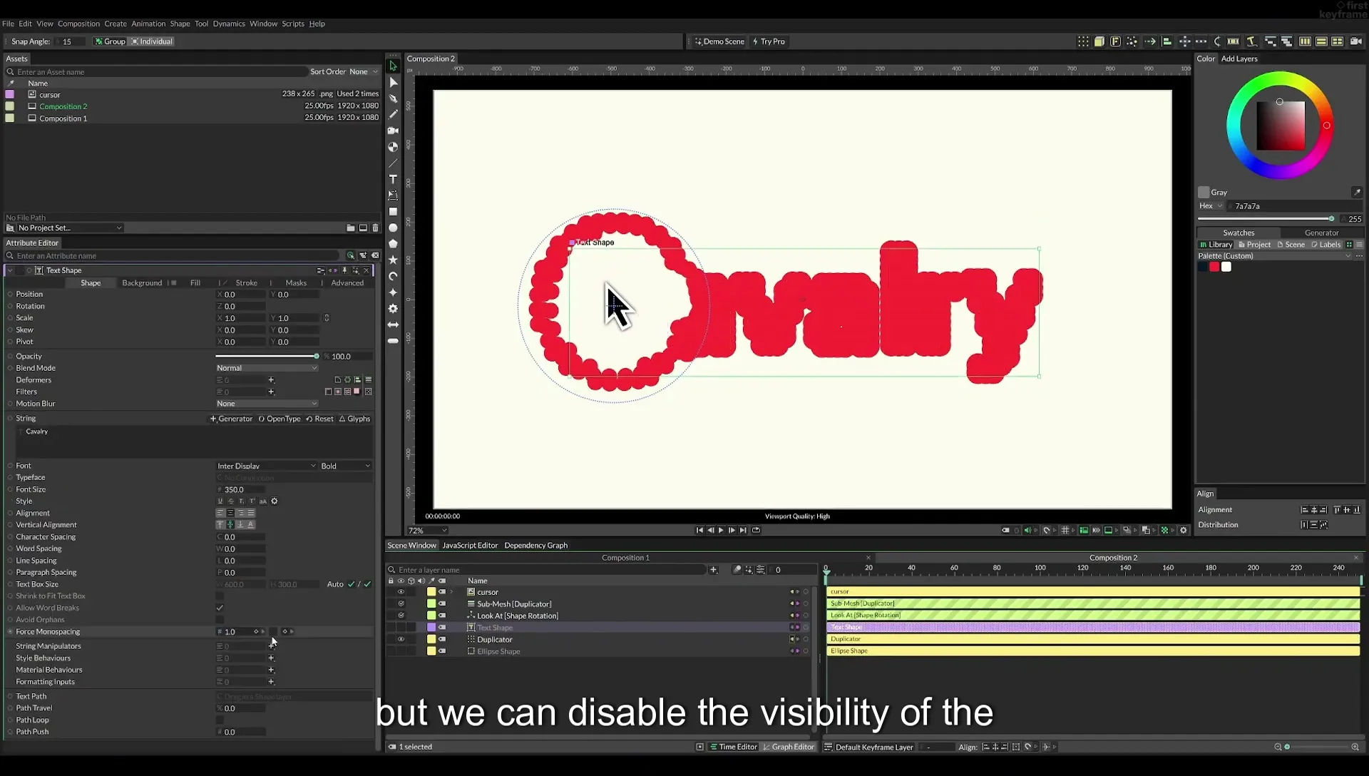06 Falloff Force | Cavalry App Tutorial - Image 578