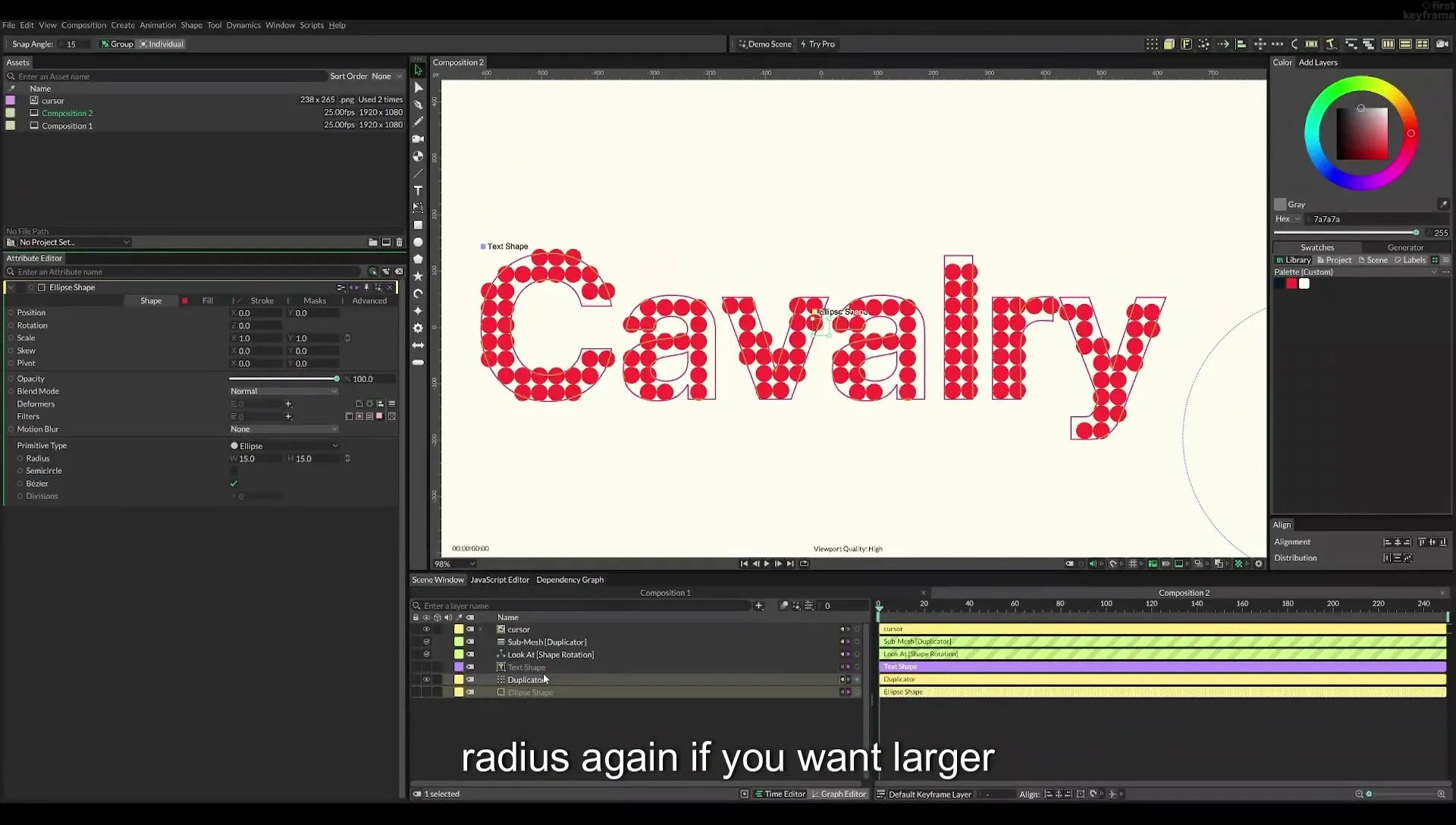 06 Falloff Force | Cavalry App Tutorial - Image 653