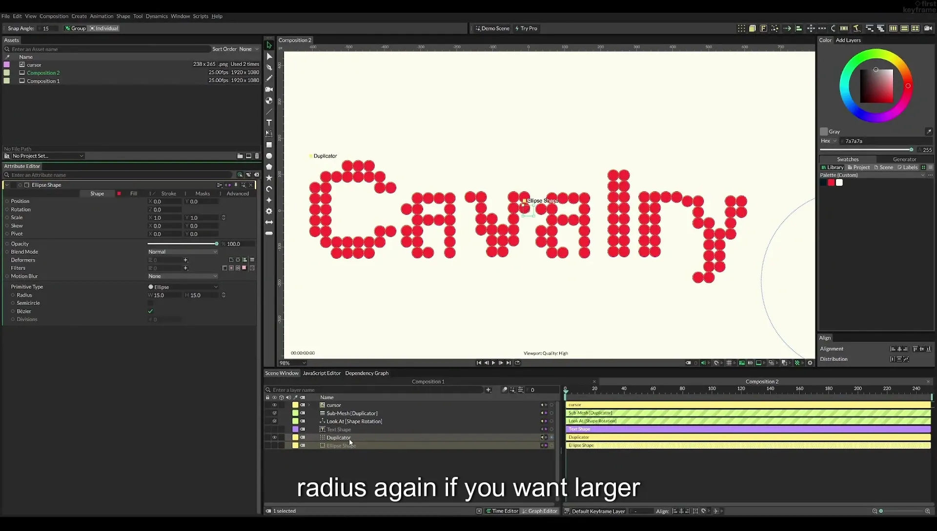 06 Falloff Force | Cavalry App Tutorial - Image 654