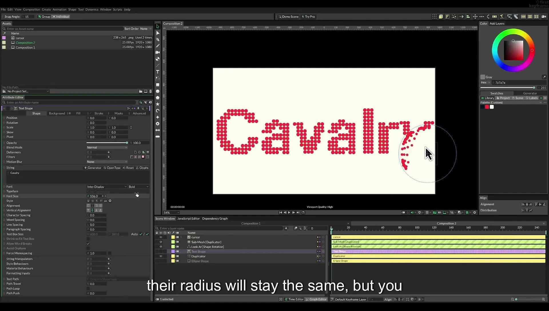 06 Falloff Force | Cavalry App Tutorial - Image 673
