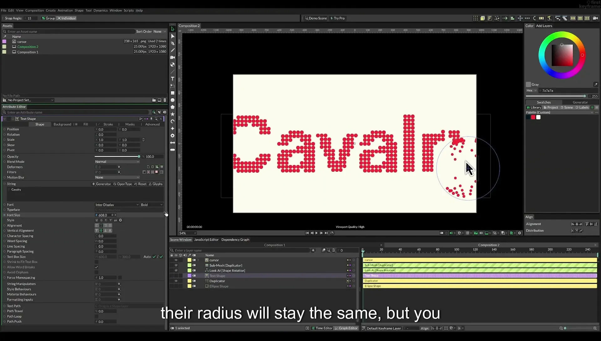 06 Falloff Force | Cavalry App Tutorial - Image 675