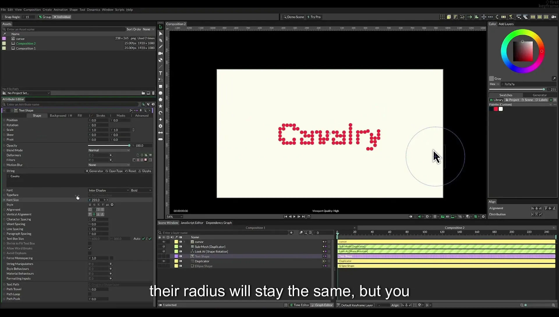 06 Falloff Force | Cavalry App Tutorial - Image 677