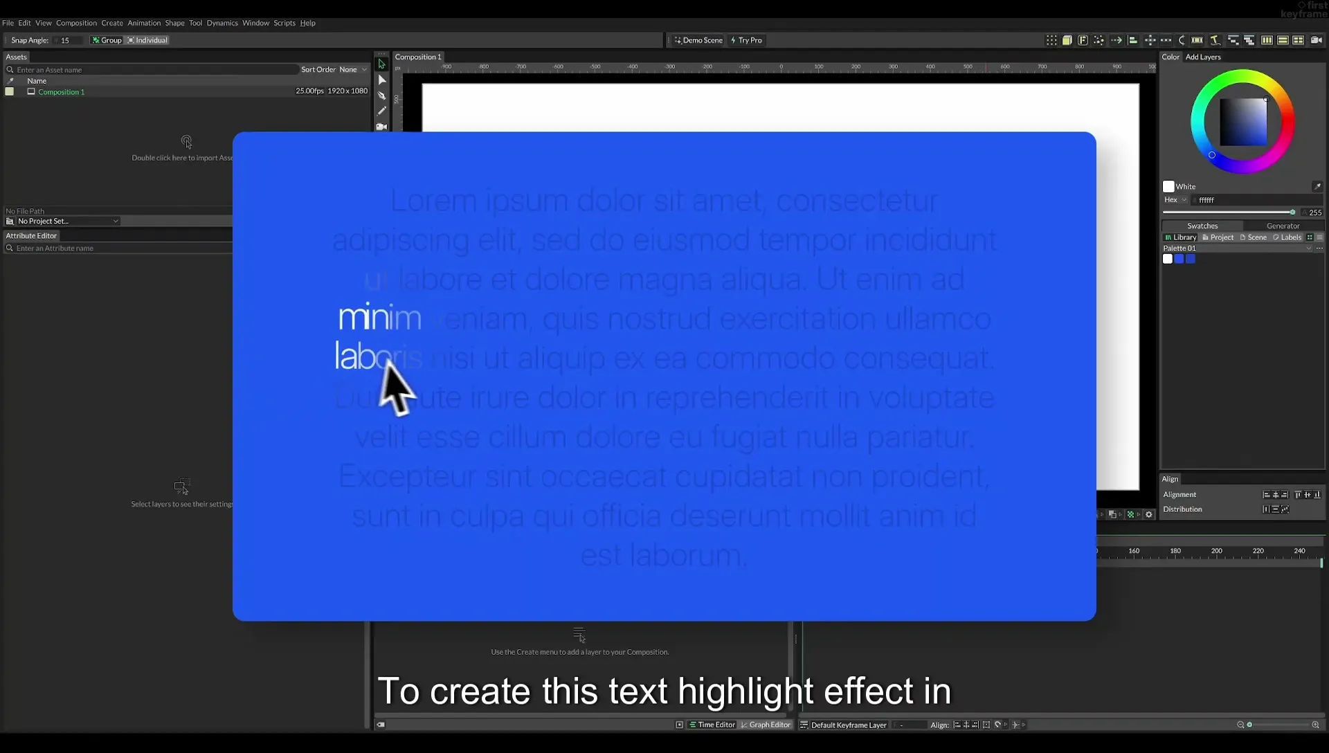 07 Highlight Any Text in Cavalry | Beginner Tutorial - Image 2