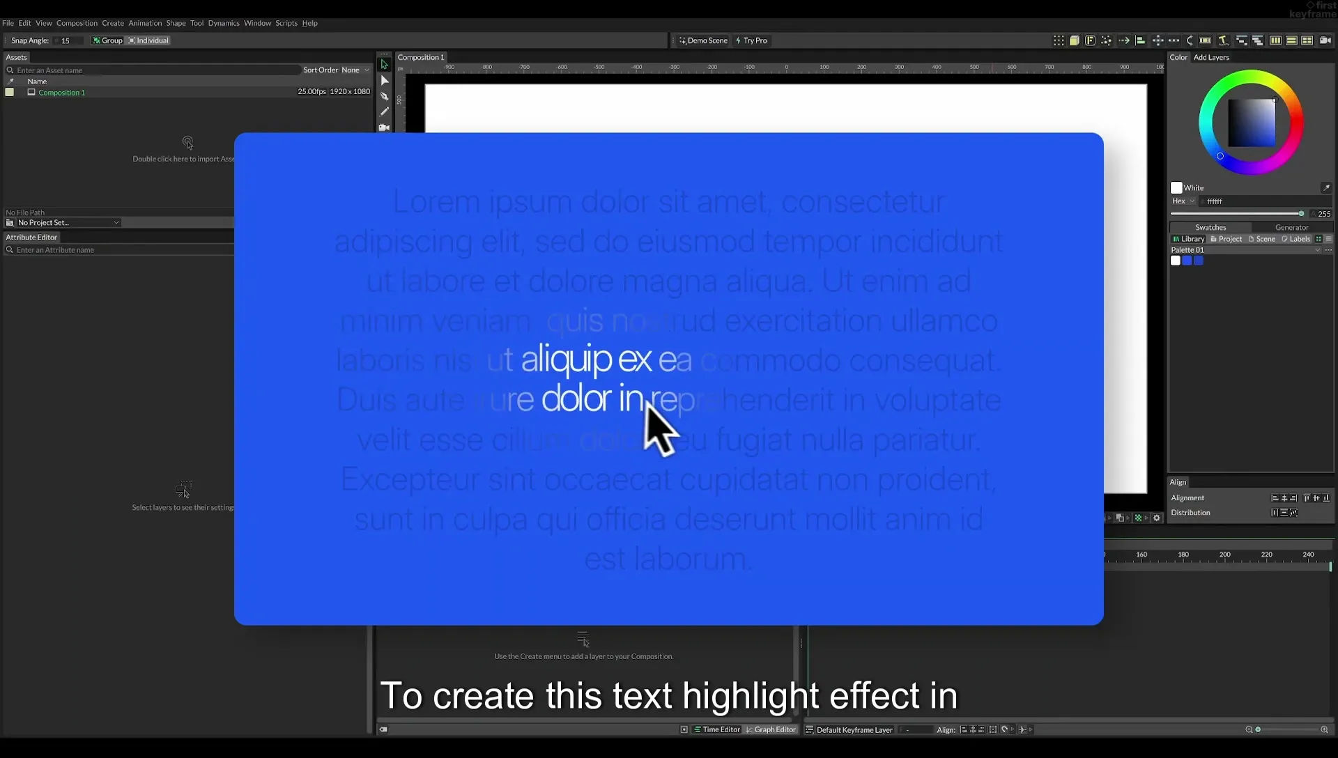 07 Highlight Any Text in Cavalry | Beginner Tutorial - Image 3