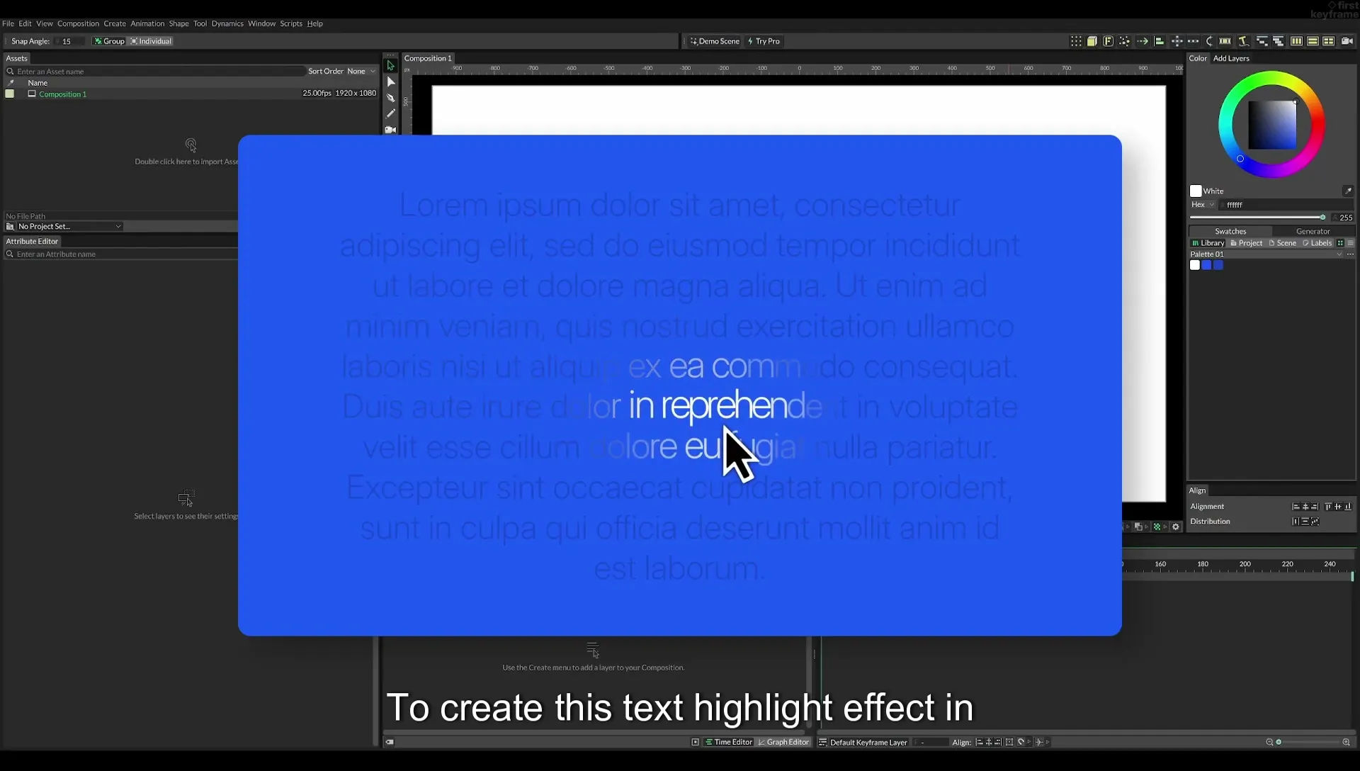 07 Highlight Any Text in Cavalry | Beginner Tutorial - Image 4