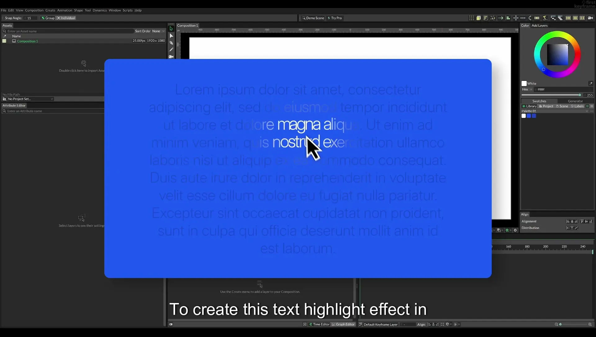 07 Highlight Any Text in Cavalry | Beginner Tutorial - Image 5