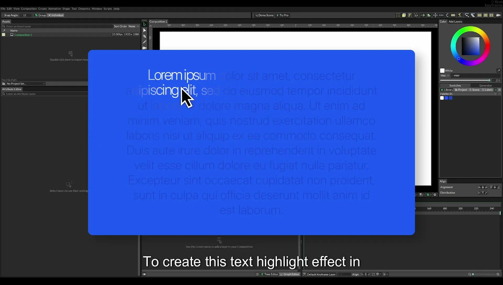 07 Highlight Any Text in Cavalry | Beginner Tutorial - Image 6