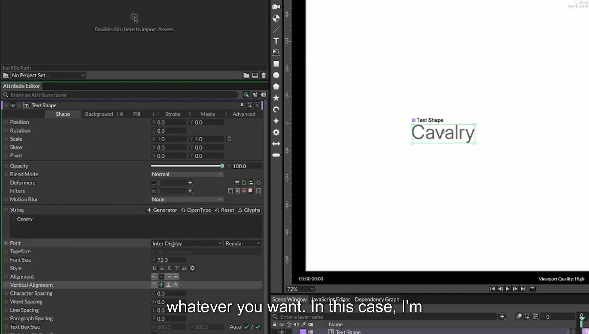 07 Highlight Any Text in Cavalry | Beginner Tutorial - Image 29