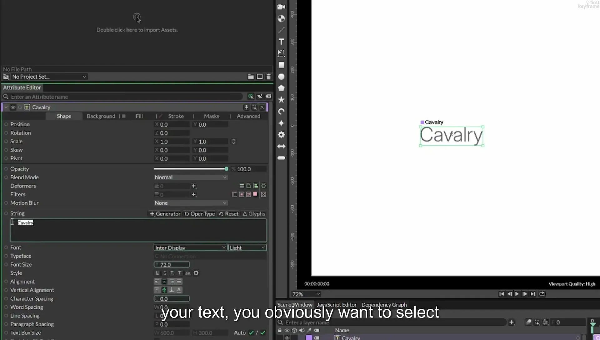 07 Highlight Any Text in Cavalry | Beginner Tutorial - Image 40