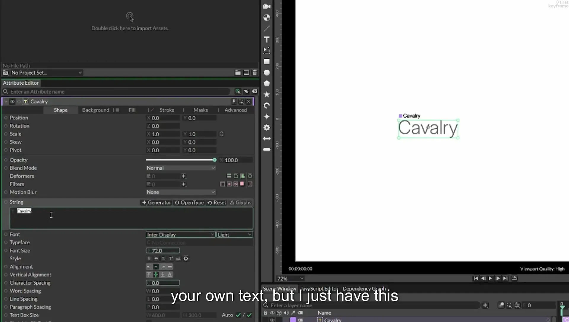 07 Highlight Any Text in Cavalry | Beginner Tutorial - Image 41