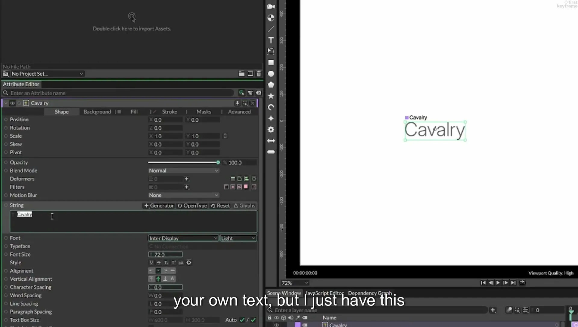 07 Highlight Any Text in Cavalry | Beginner Tutorial - Image 42