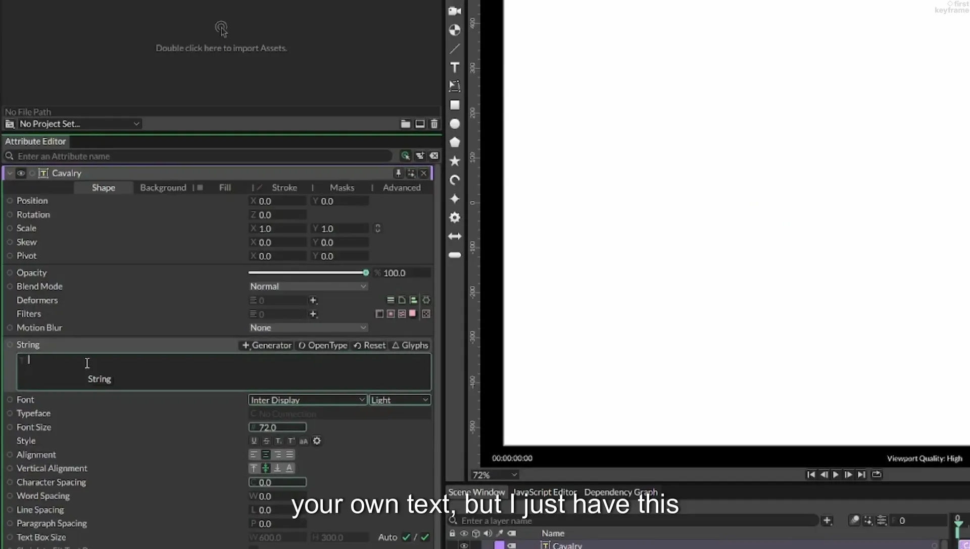 07 Highlight Any Text in Cavalry | Beginner Tutorial - Image 43