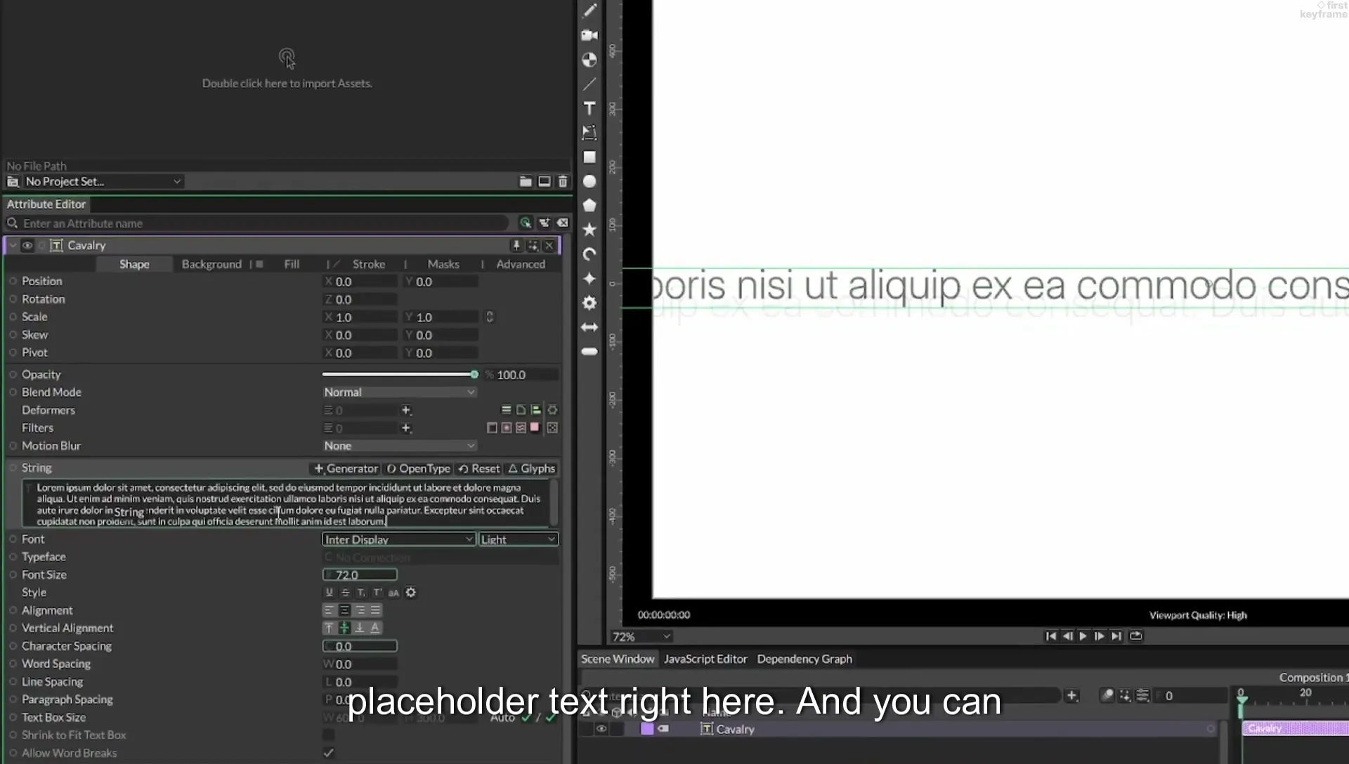 07 Highlight Any Text in Cavalry | Beginner Tutorial - Image 47