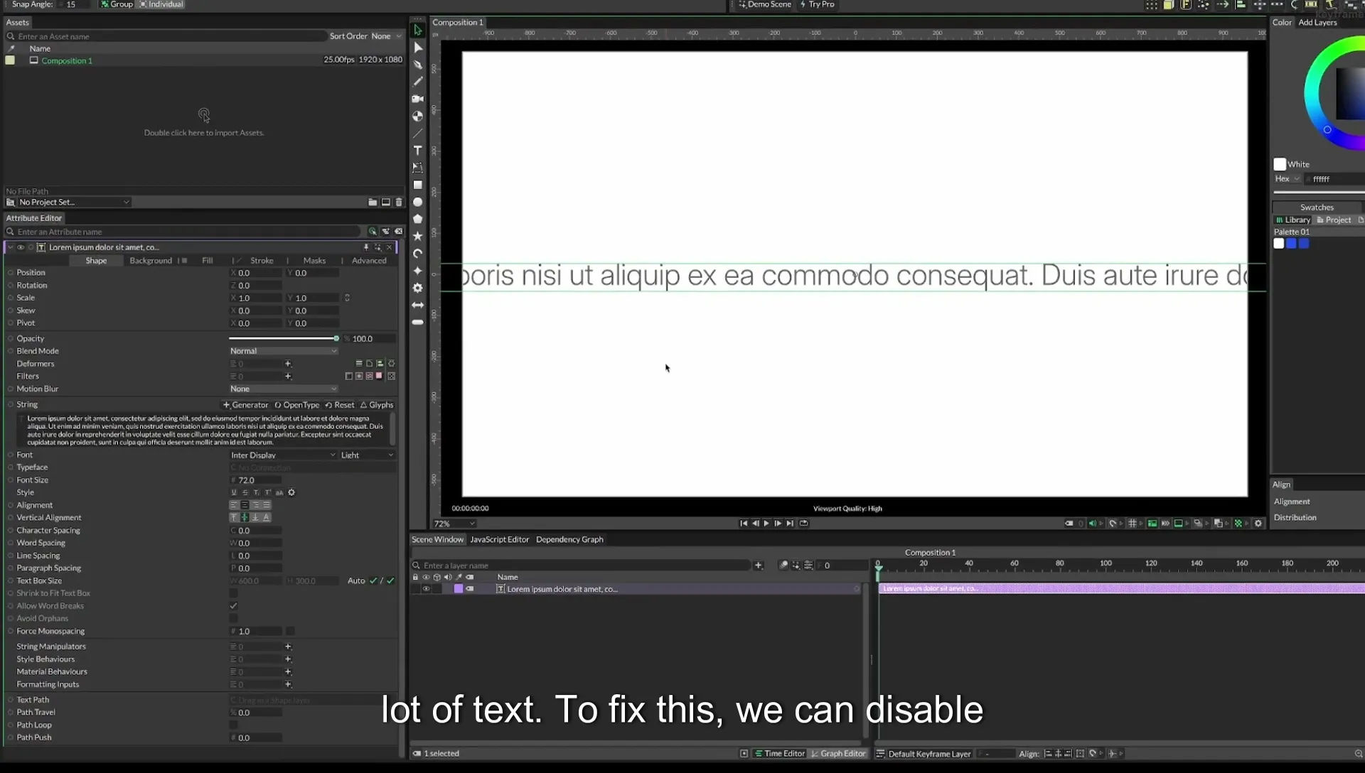 07 Highlight Any Text in Cavalry | Beginner Tutorial - Image 54