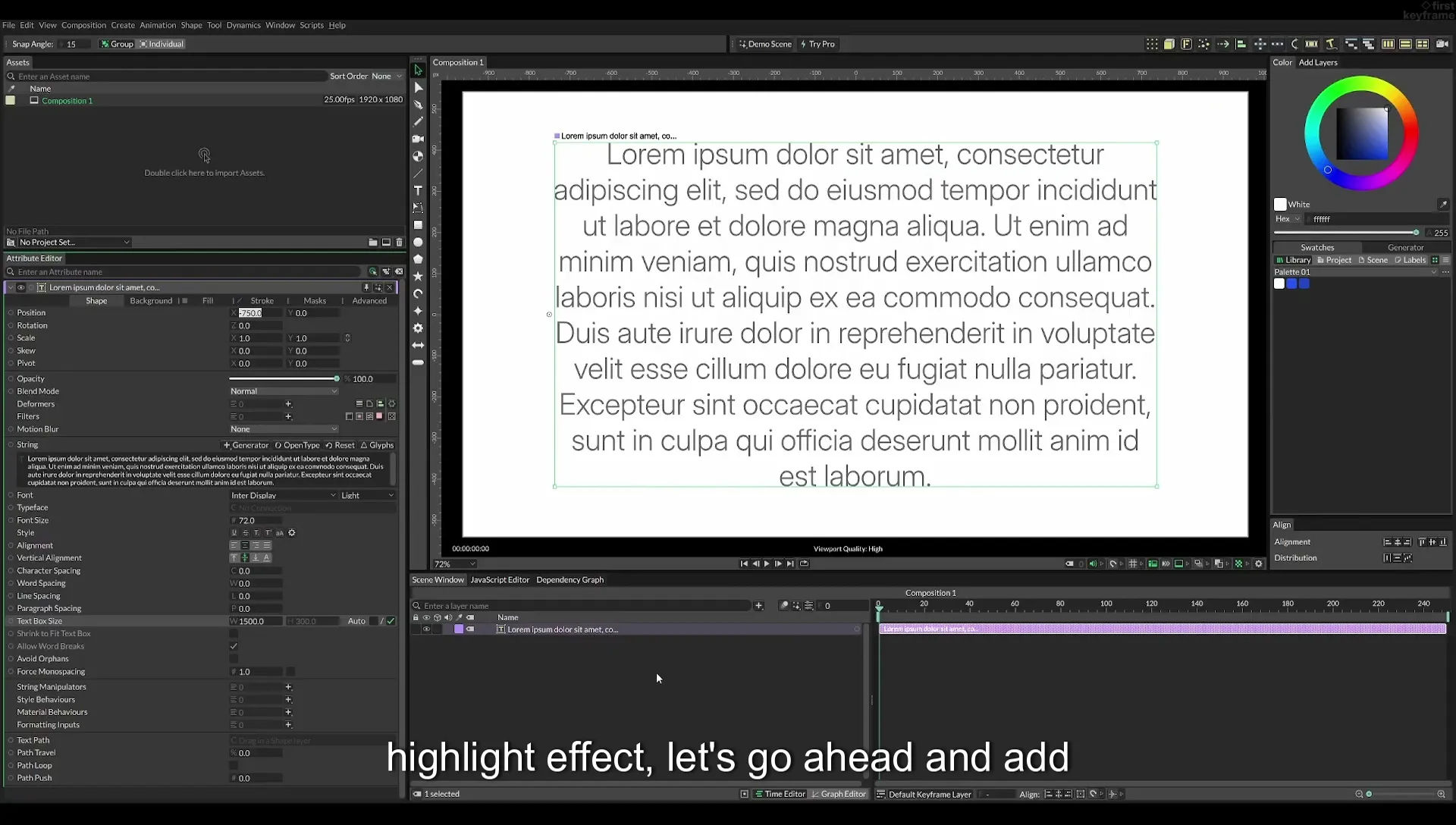 07 Highlight Any Text in Cavalry | Beginner Tutorial - Image 104