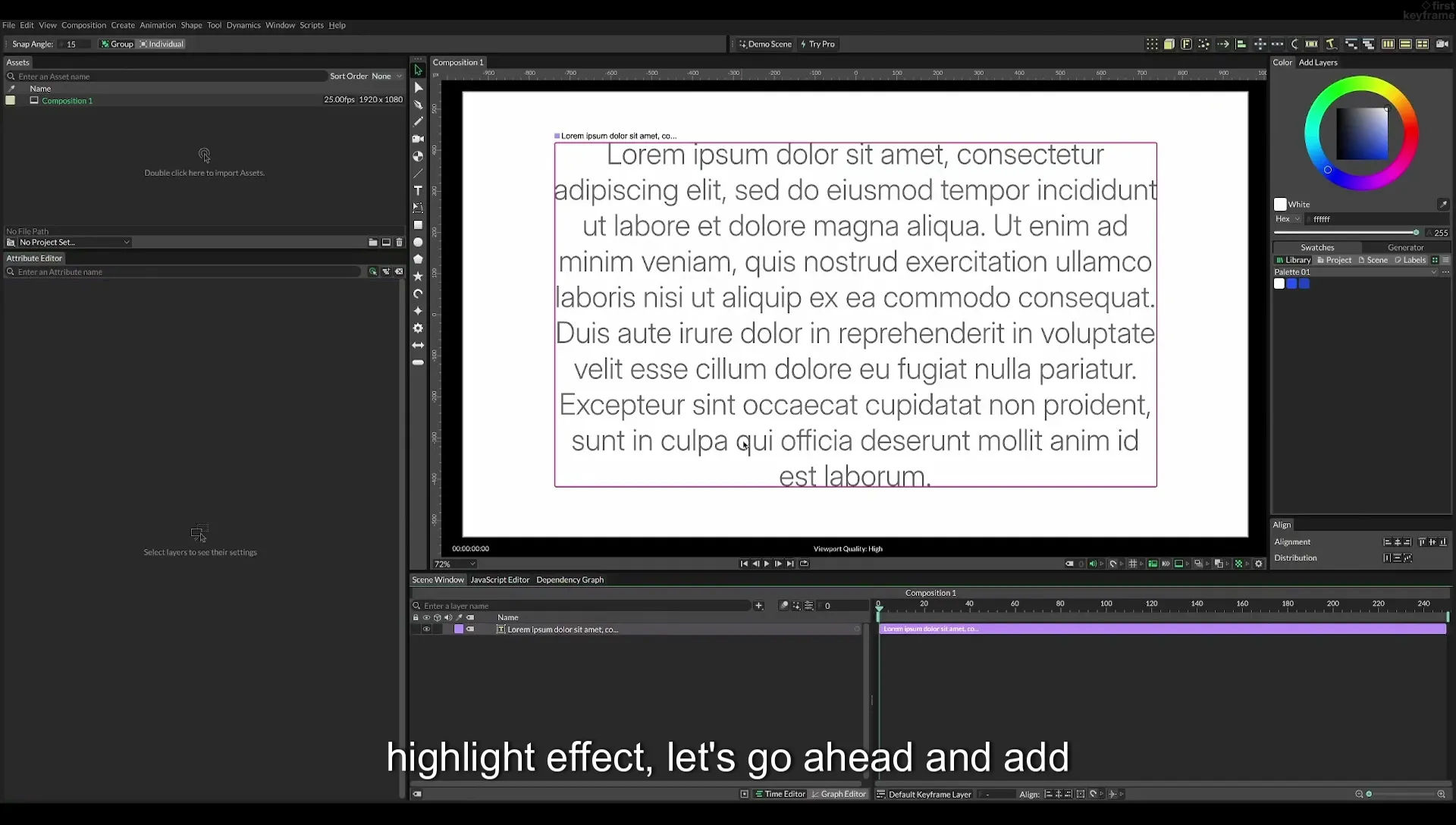 07 Highlight Any Text in Cavalry | Beginner Tutorial - Image 105