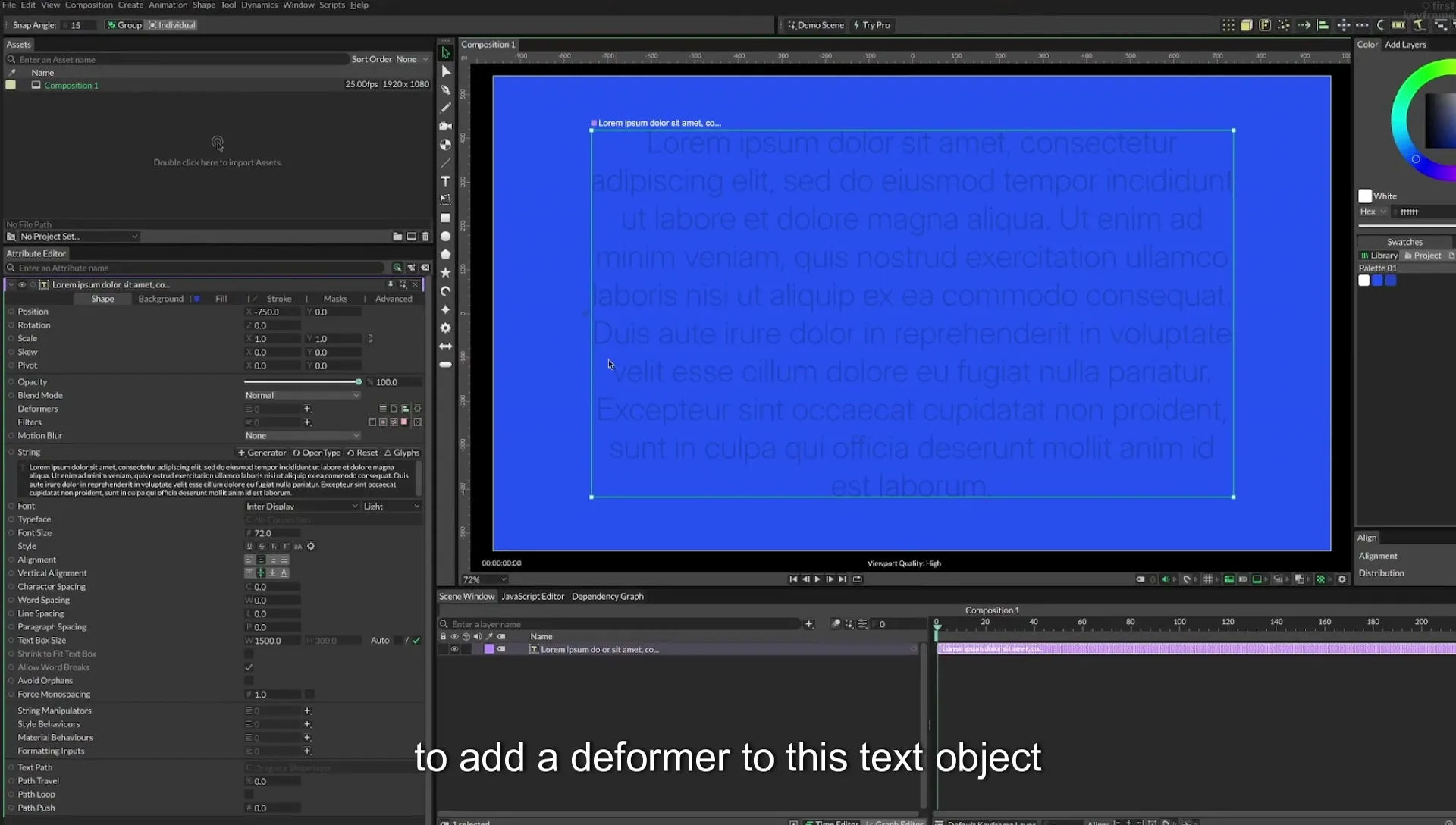07 Highlight Any Text in Cavalry | Beginner Tutorial - Image 147