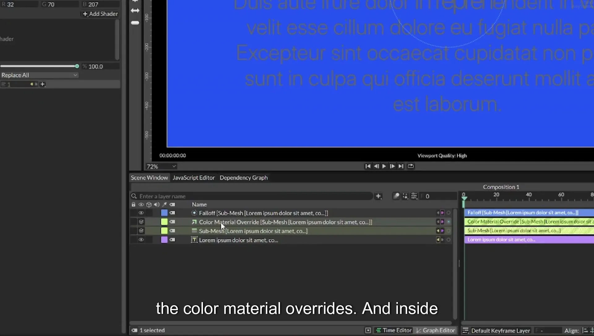 07 Highlight Any Text in Cavalry | Beginner Tutorial - Image 252