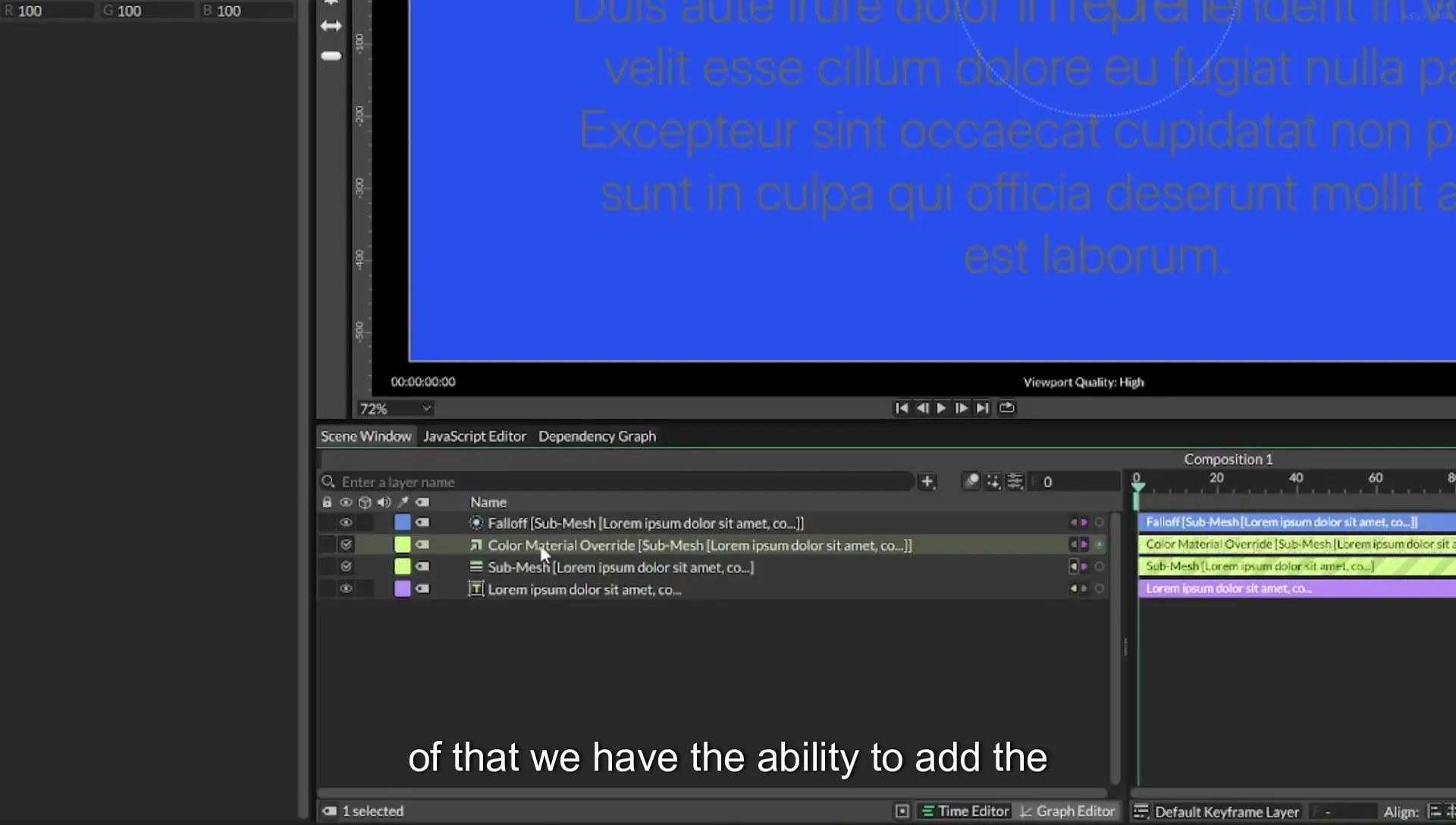 07 Highlight Any Text in Cavalry | Beginner Tutorial - Image 255