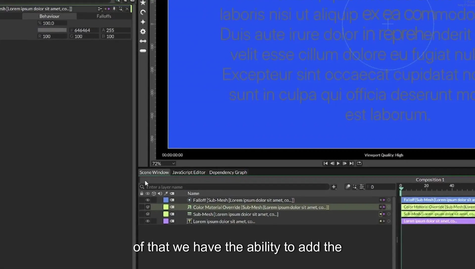 07 Highlight Any Text in Cavalry | Beginner Tutorial - Image 256