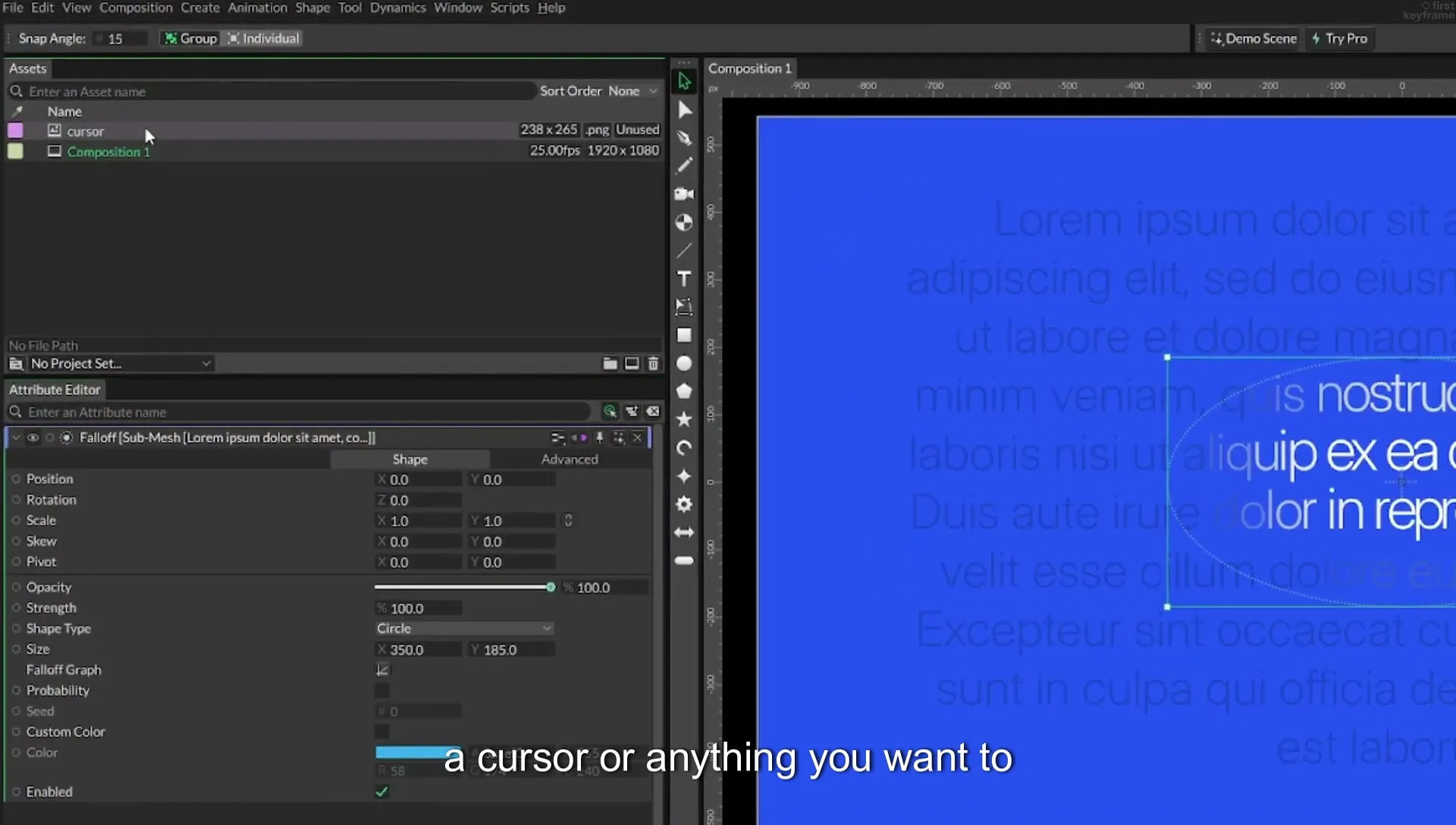 07 Highlight Any Text in Cavalry | Beginner Tutorial - Image 306