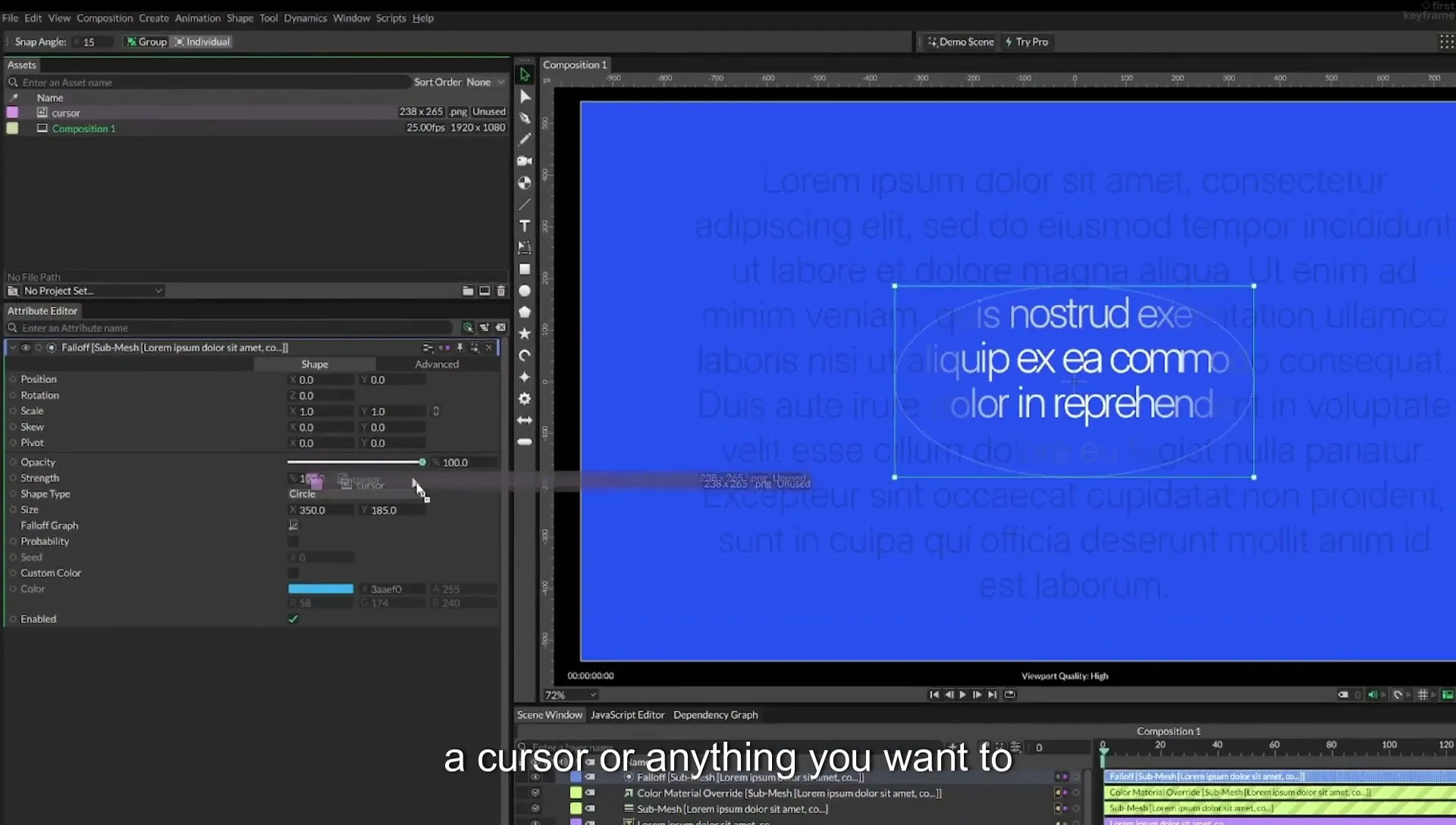 07 Highlight Any Text in Cavalry | Beginner Tutorial - Image 307